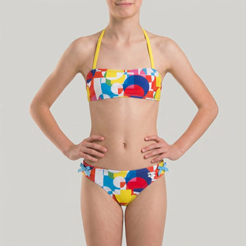 Arena Girls Beachwear Two Piece Marble Bandeau
