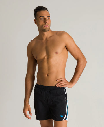 Arena Men Beachwear Swim Boxers Boracay Black White Turquoise 41.5cm