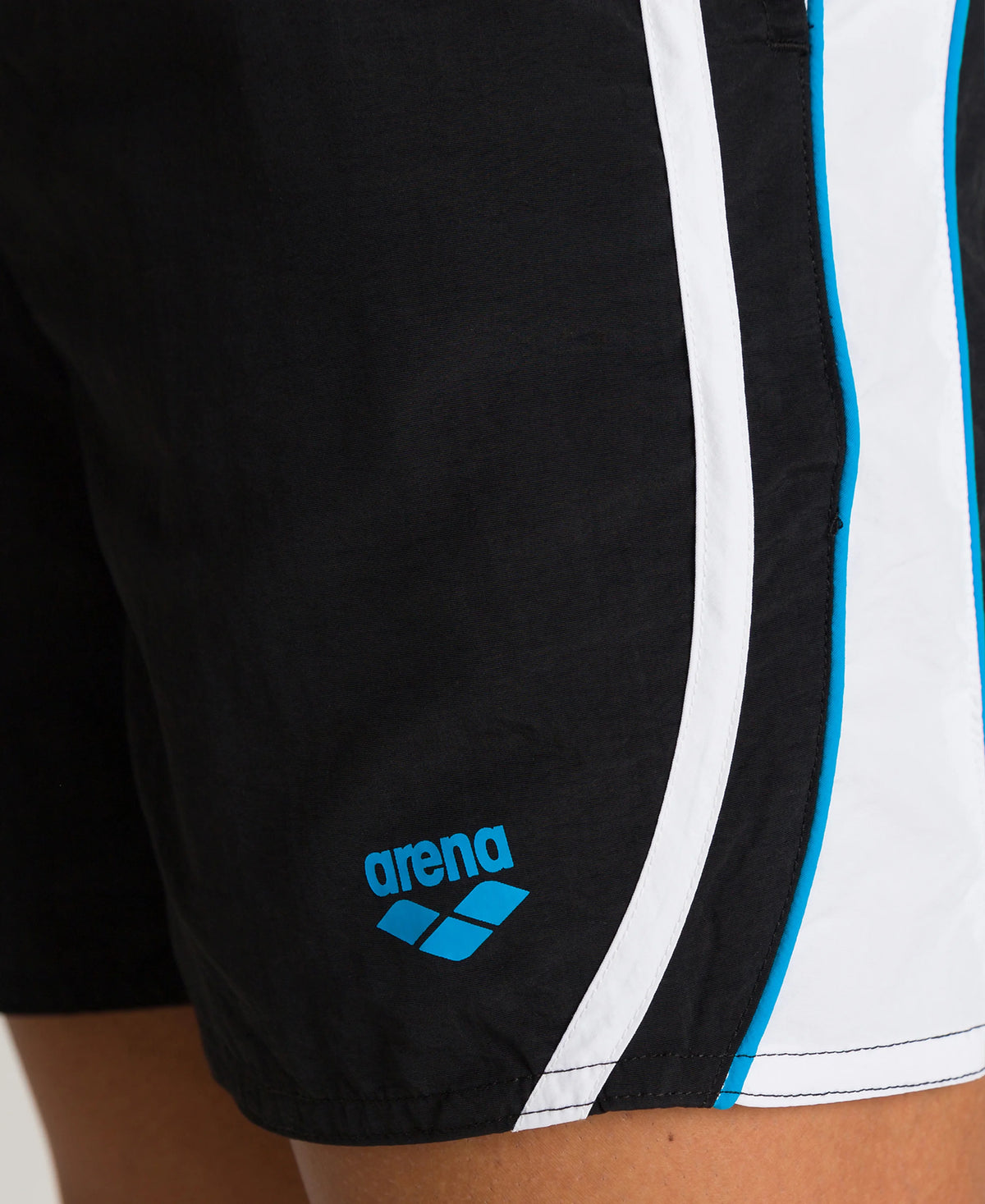 Arena Men Beachwear Swim Boxers Boracay Black White Turquoise 41.5cm