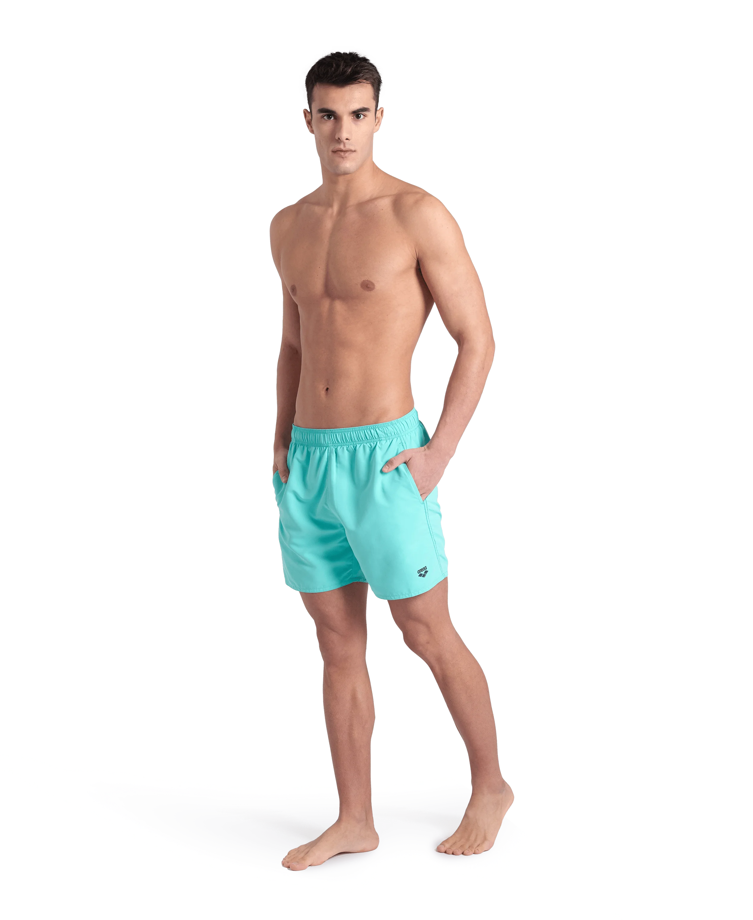 Arena Men Beach Swimwear Boxer Fundamentals Recycled Fabric Length 41.5cm