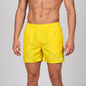 Arena Men Beachwear Swim Boxers Fundamentals Yellow Star White 41.5cm