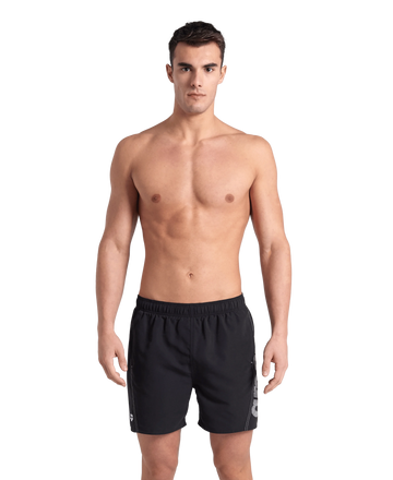 Arena Men Beach Swimwear Boxer Logo Fundamentals Recycled Fabric Length 41.5cm