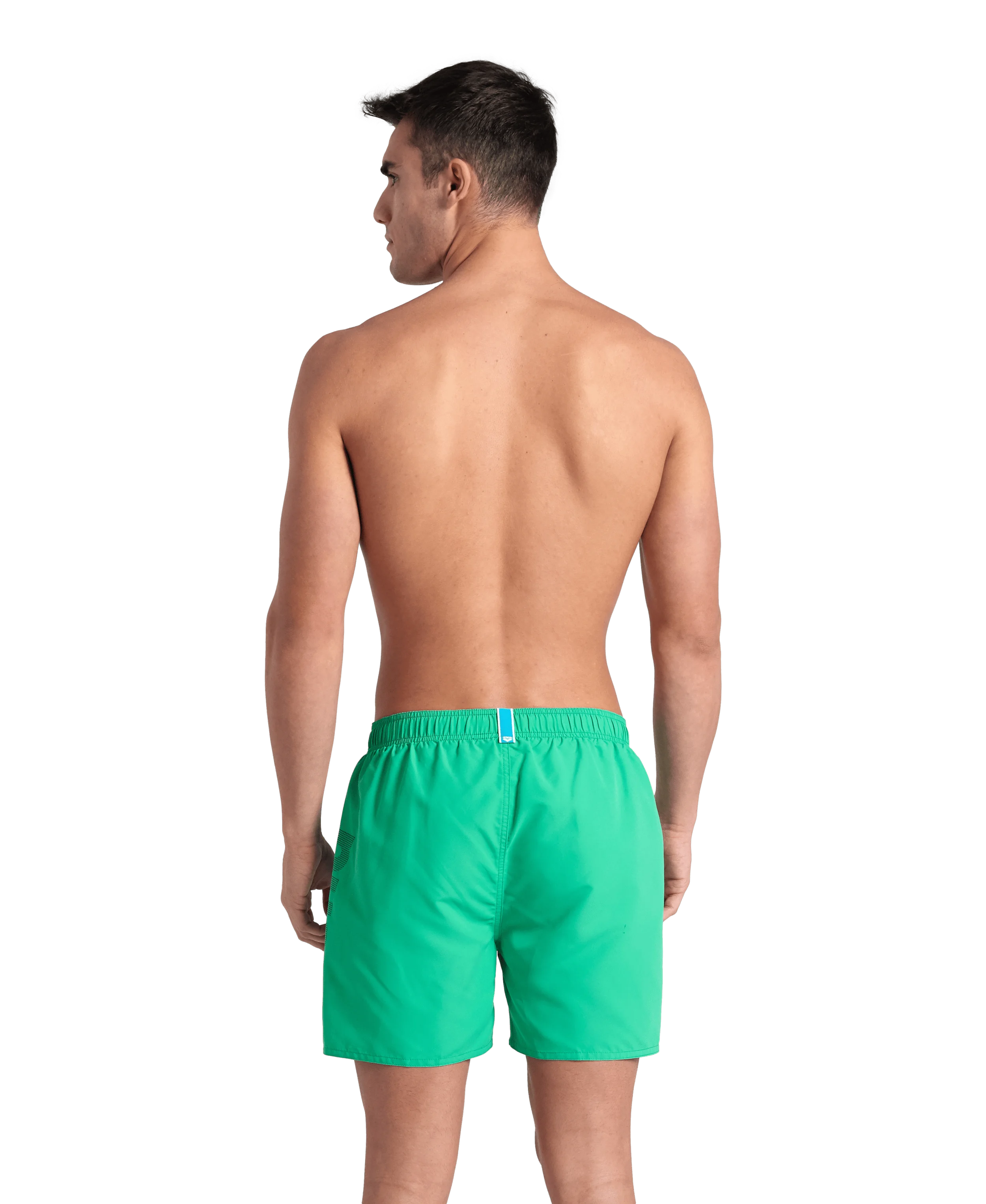 Arena Men Beach Swimwear Boxer Logo Fundamentals Recycled Fabric Length 41.5cm