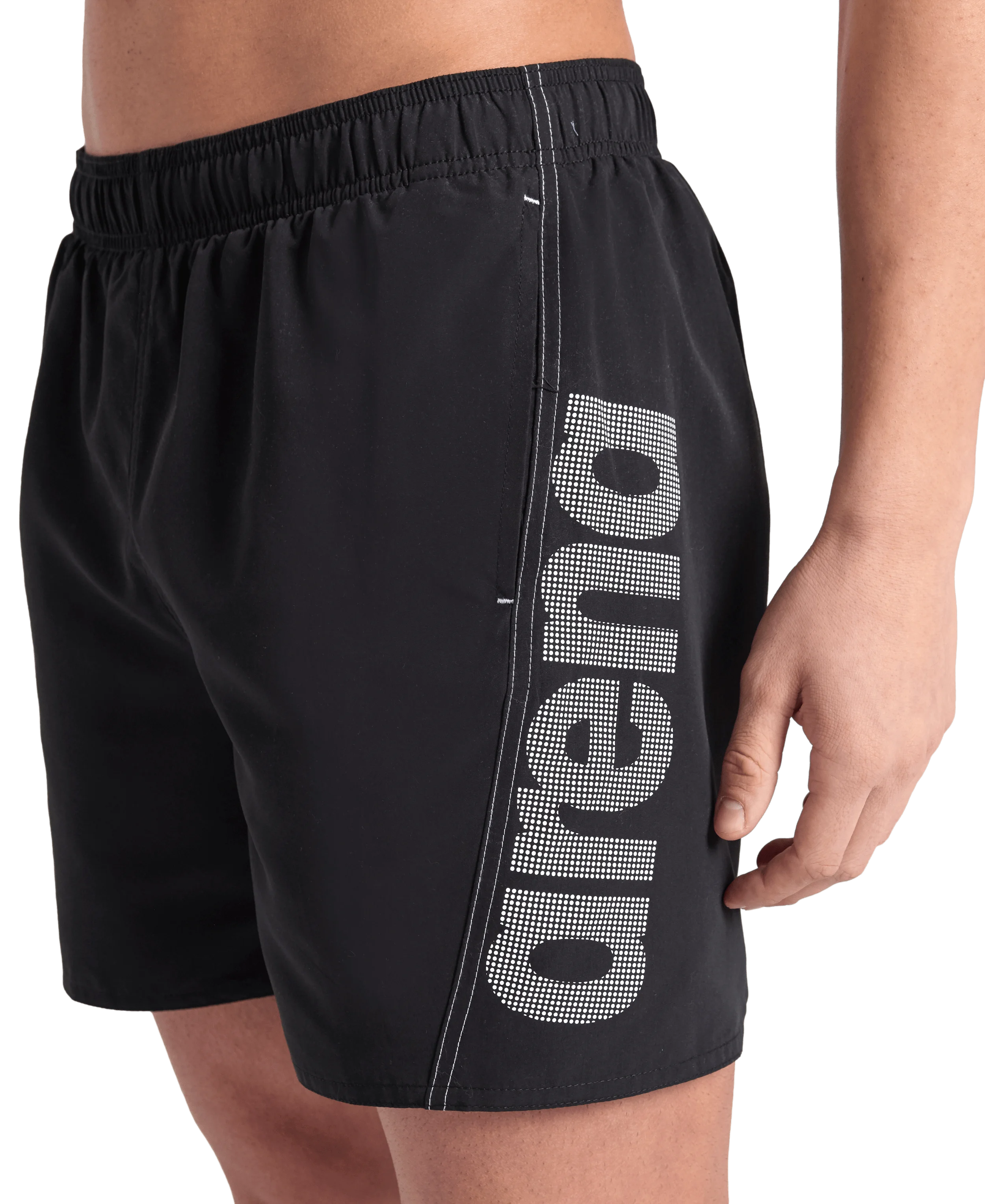 Arena Men Beach Swimwear Boxer Logo Fundamentals Recycled Fabric Length 41.5cm