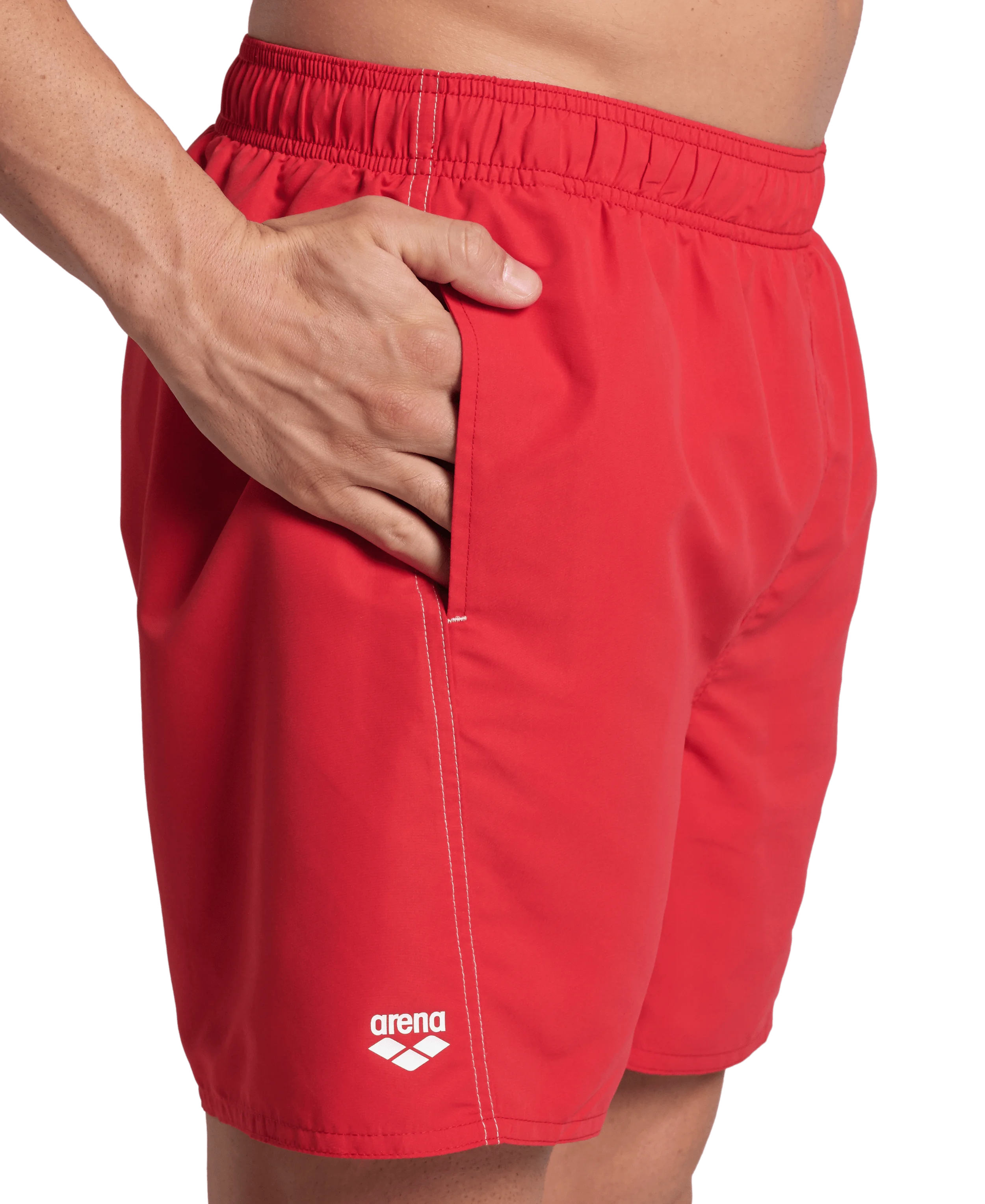 Arena Men Beach Swimwear Boxer Logo Fundamentals Recycled Fabric Length 41.5cm