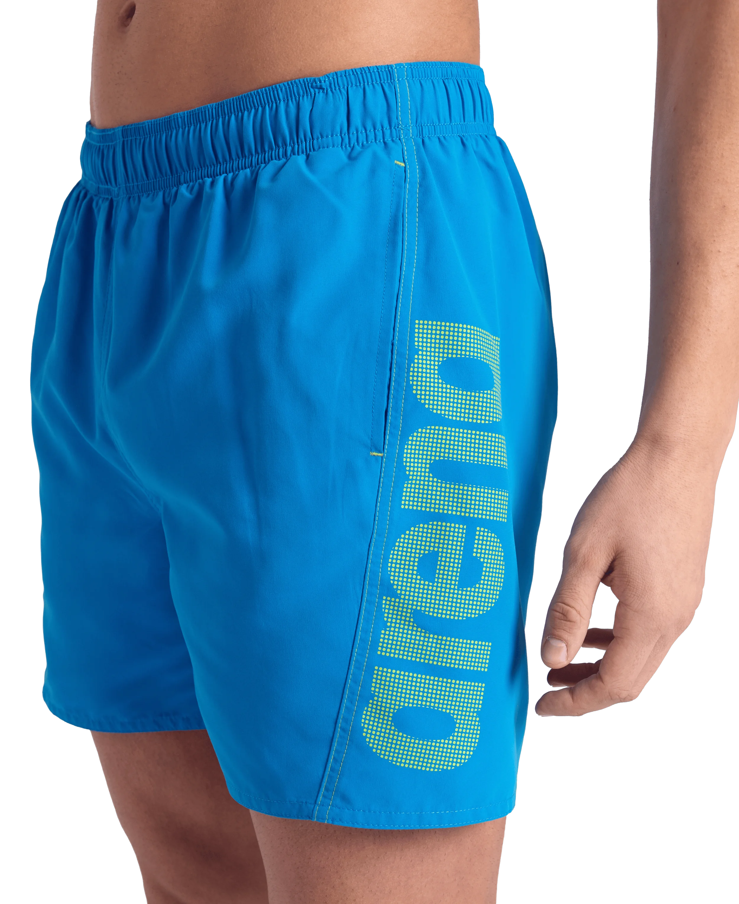 Arena Men Beach Swimwear Boxer Logo Fundamentals Recycled Fabric Length 41.5cm
