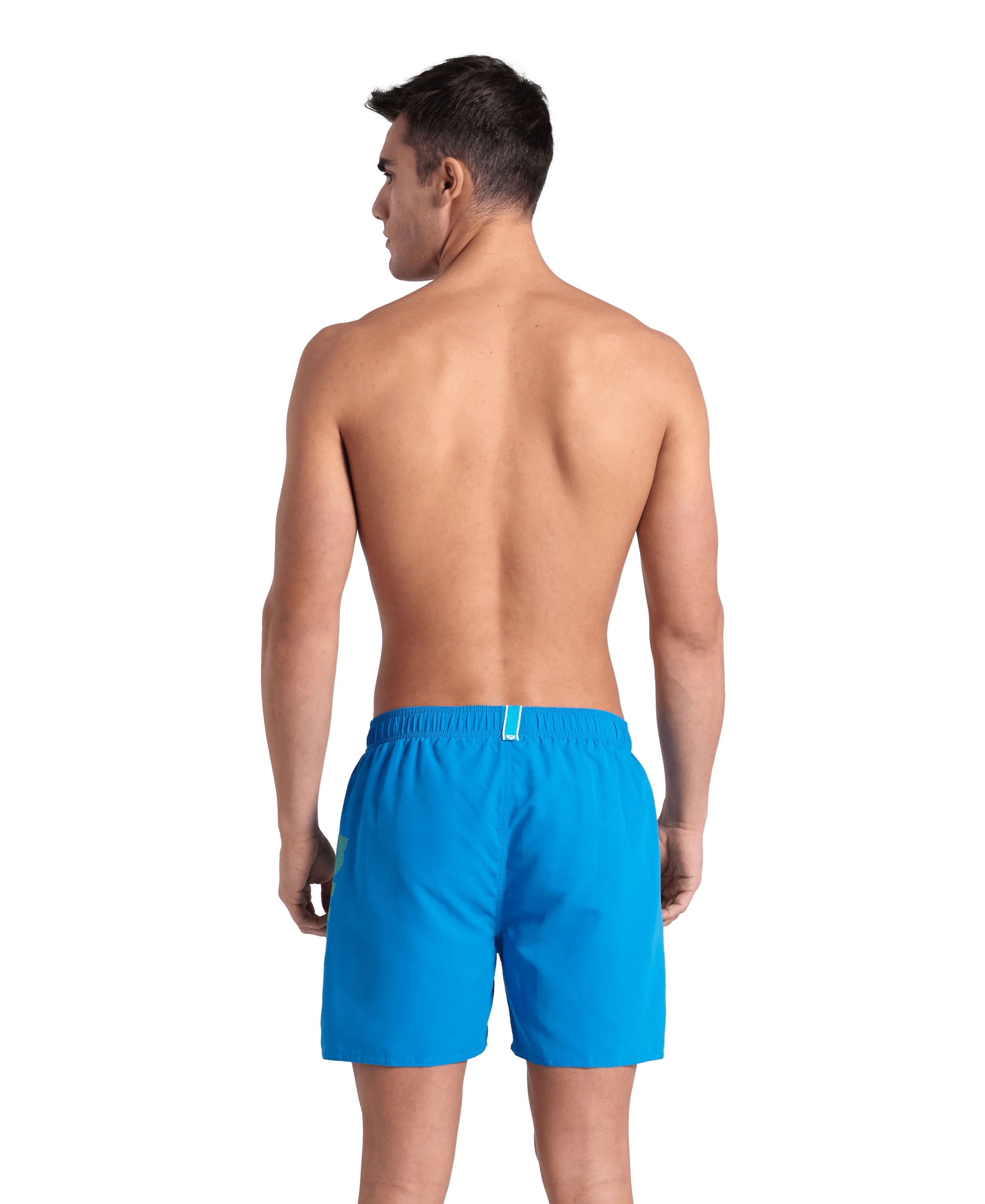 Arena Men Beach Swimwear Boxer Logo Fundamentals Recycled Fabric Length 41.5cm