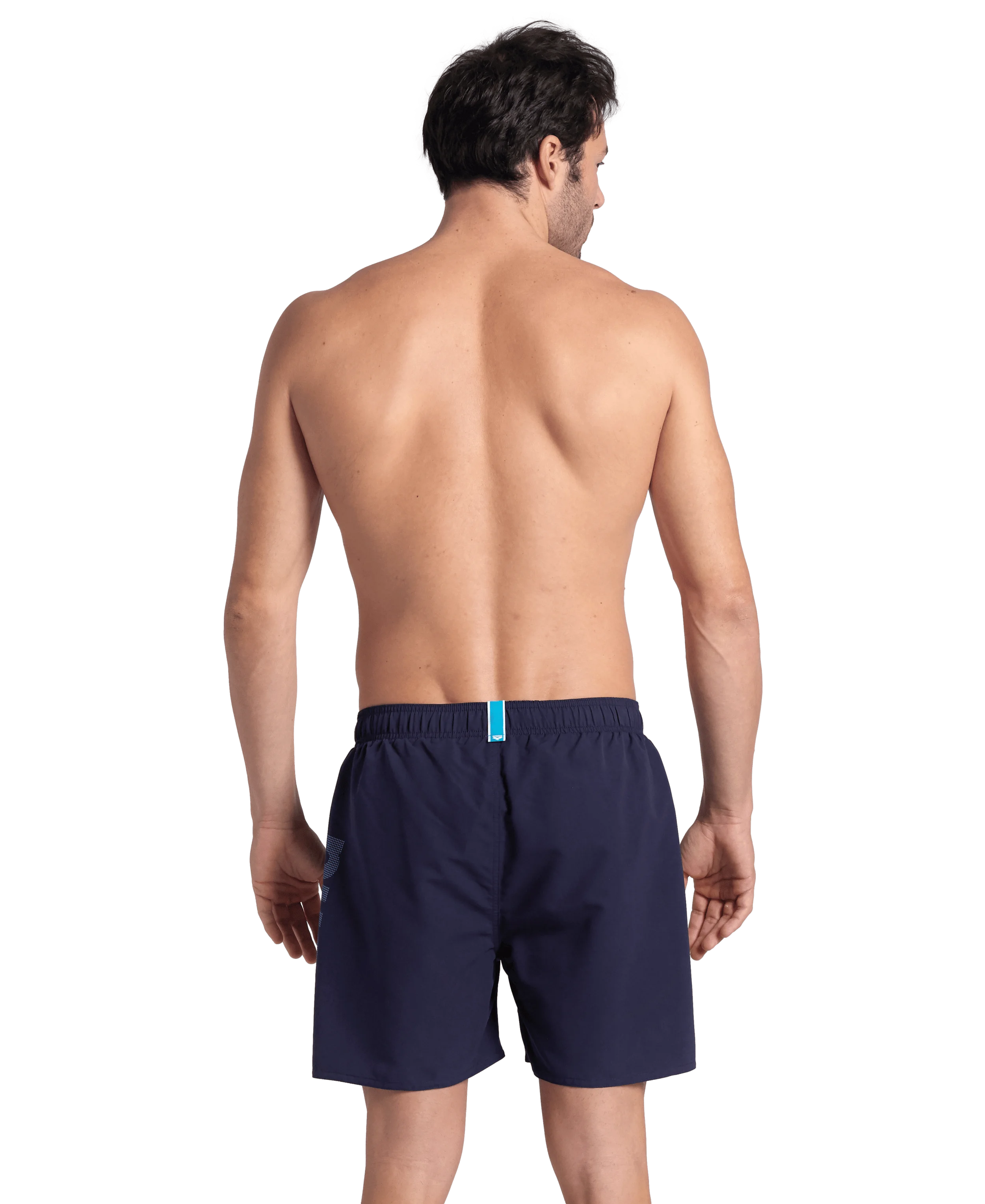Arena Men Beach Swimwear Boxer Logo Fundamentals Recycled Fabric Length 41.5cm