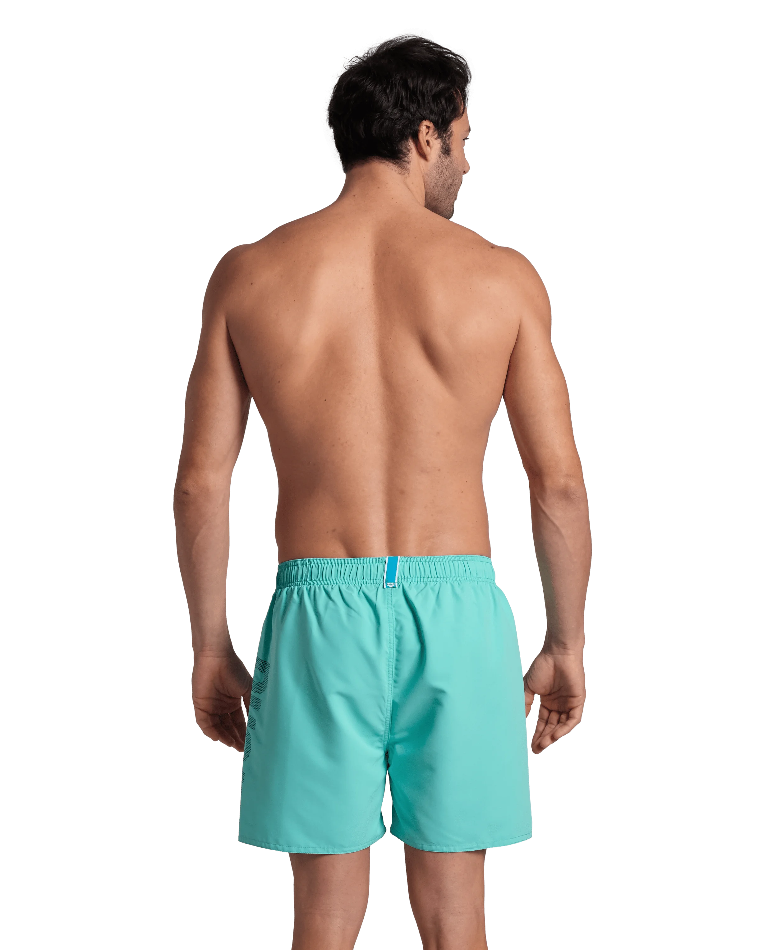 Arena Men Beach Swimwear Boxer Logo Fundamentals Recycled Fabric Length 41.5cm