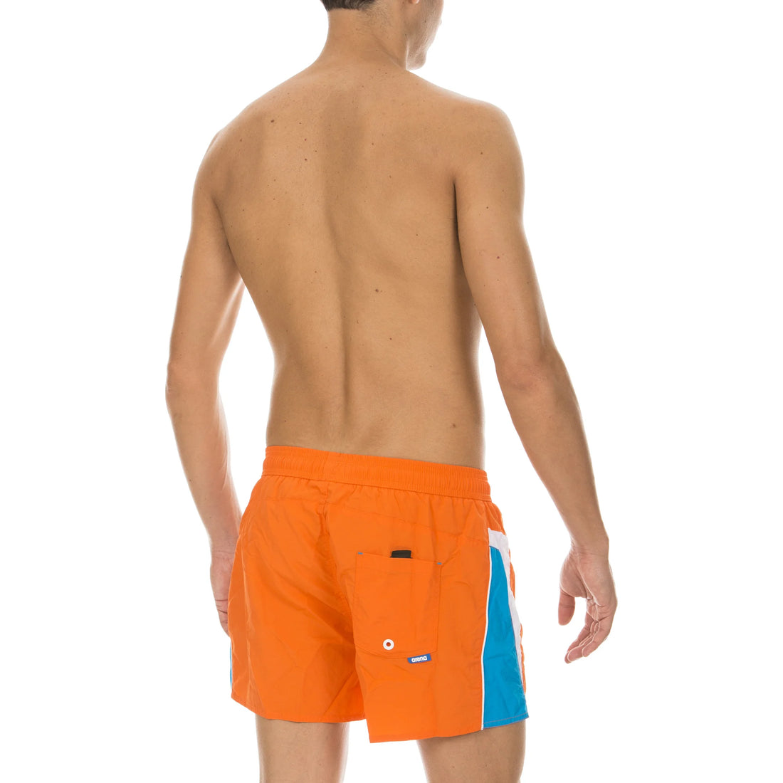 Arena Men Beachwear Swim X-Shorts Fundamentals Panels Mango Turquoise White 32cm