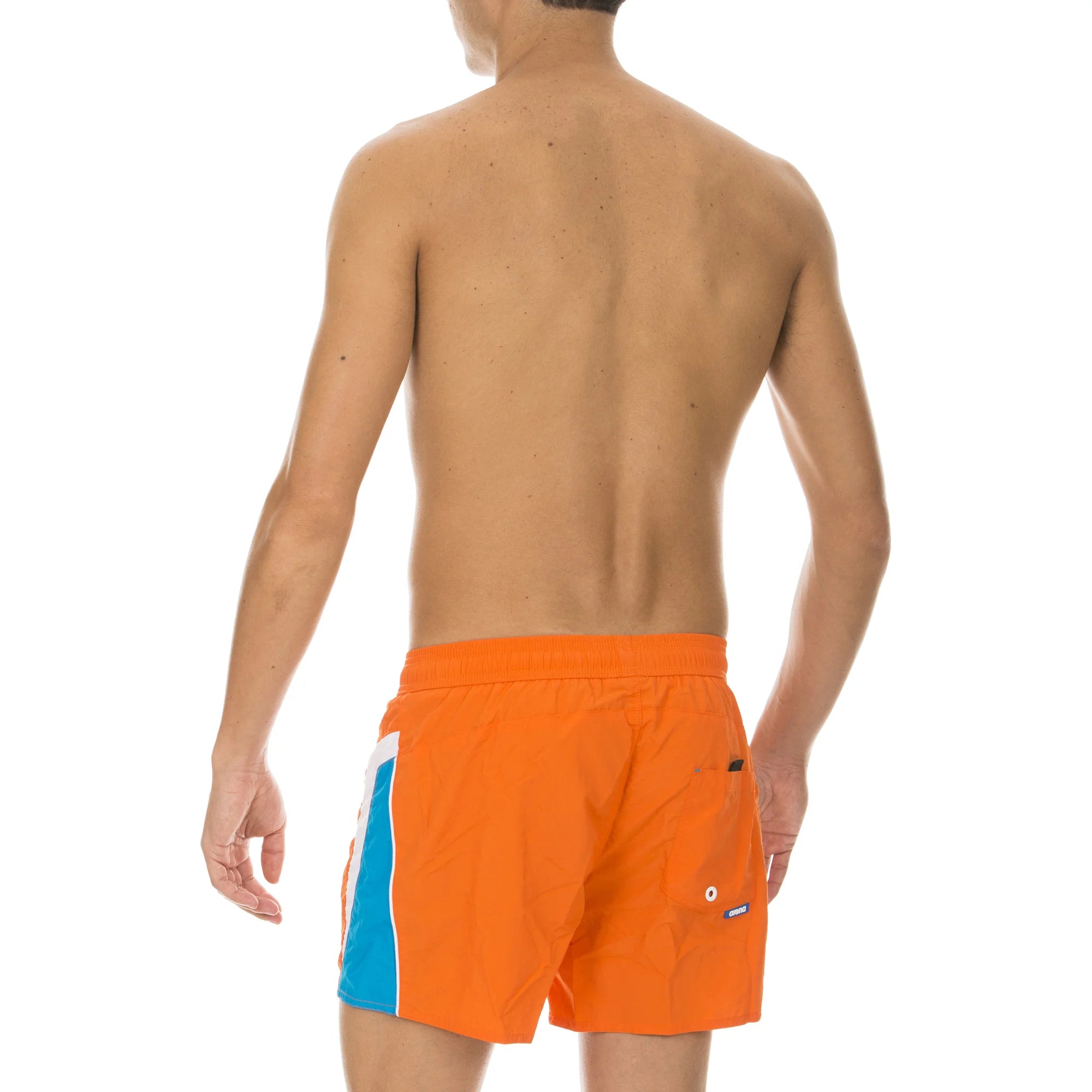 Arena Men Beachwear Swim X-Shorts Fundamentals Panels Mango Turquoise White 32cm