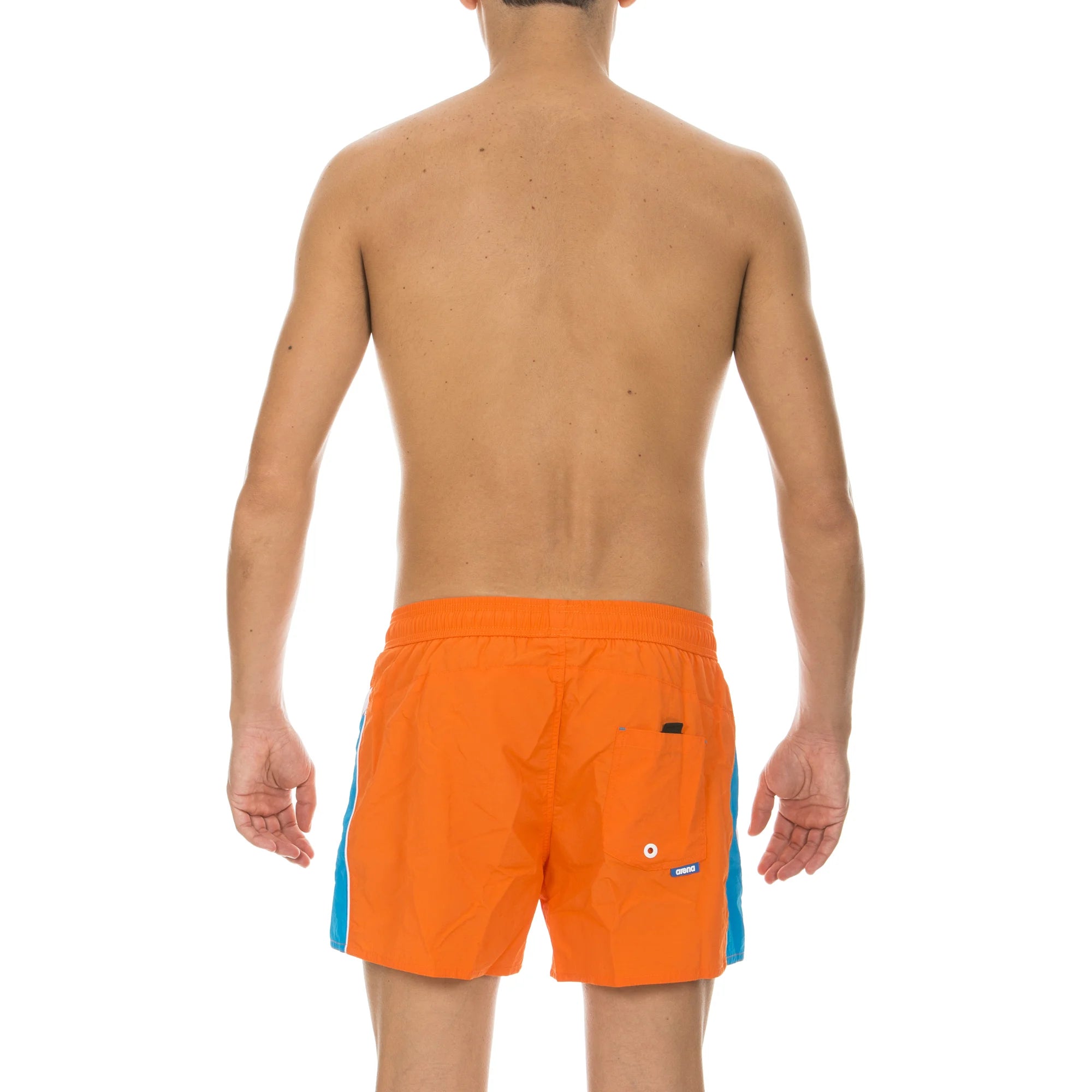 Arena Men Beachwear Swim X-Shorts Fundamentals Panels Mango Turquoise White 32cm