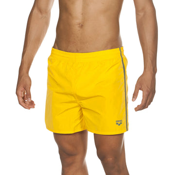 Arena Men Beach Swim Shorts Fundamentals Solid Lily Yellow Army 36.5cm
