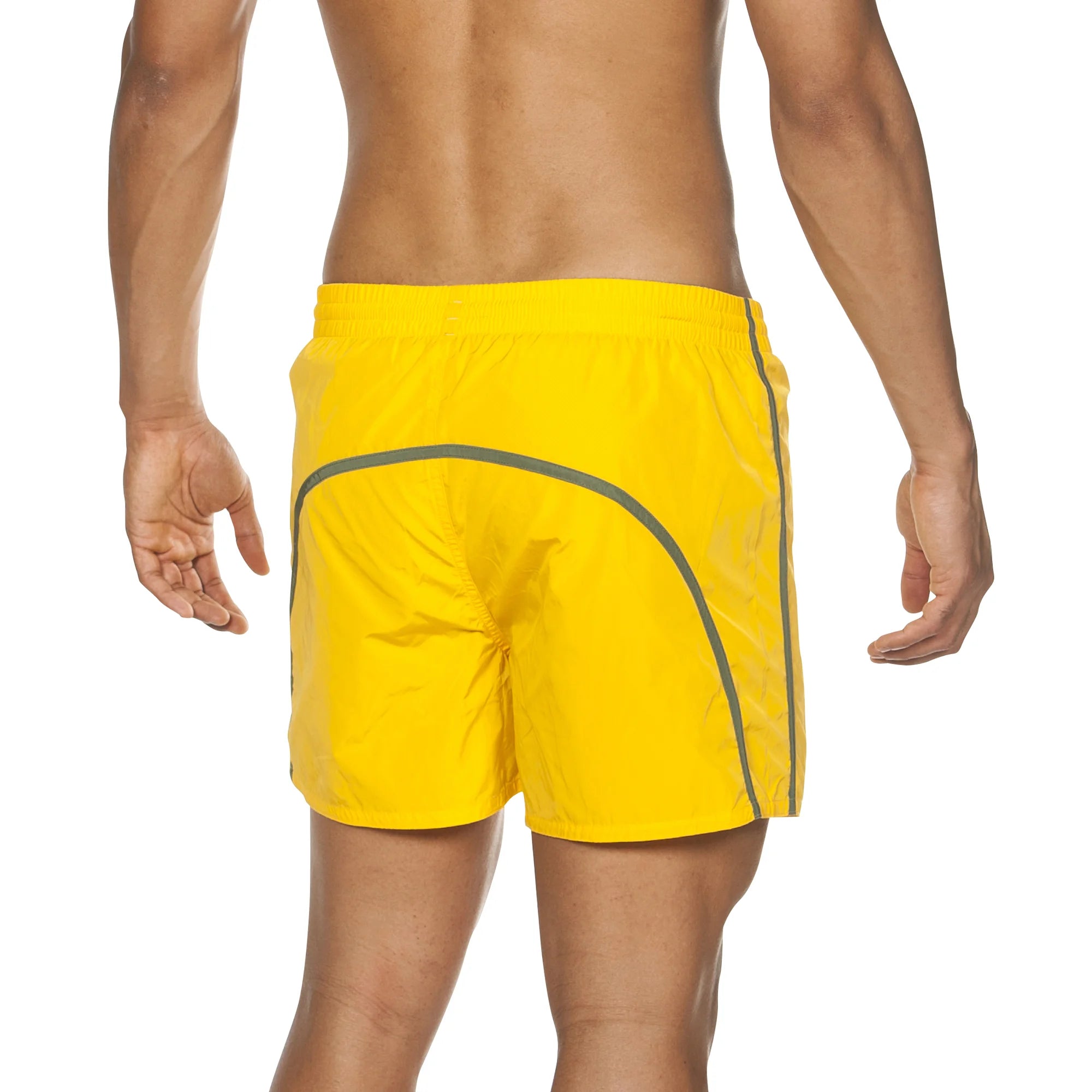 Arena Men Beach Swim Shorts Fundamentals Solid Lily Yellow Army 36.5cm