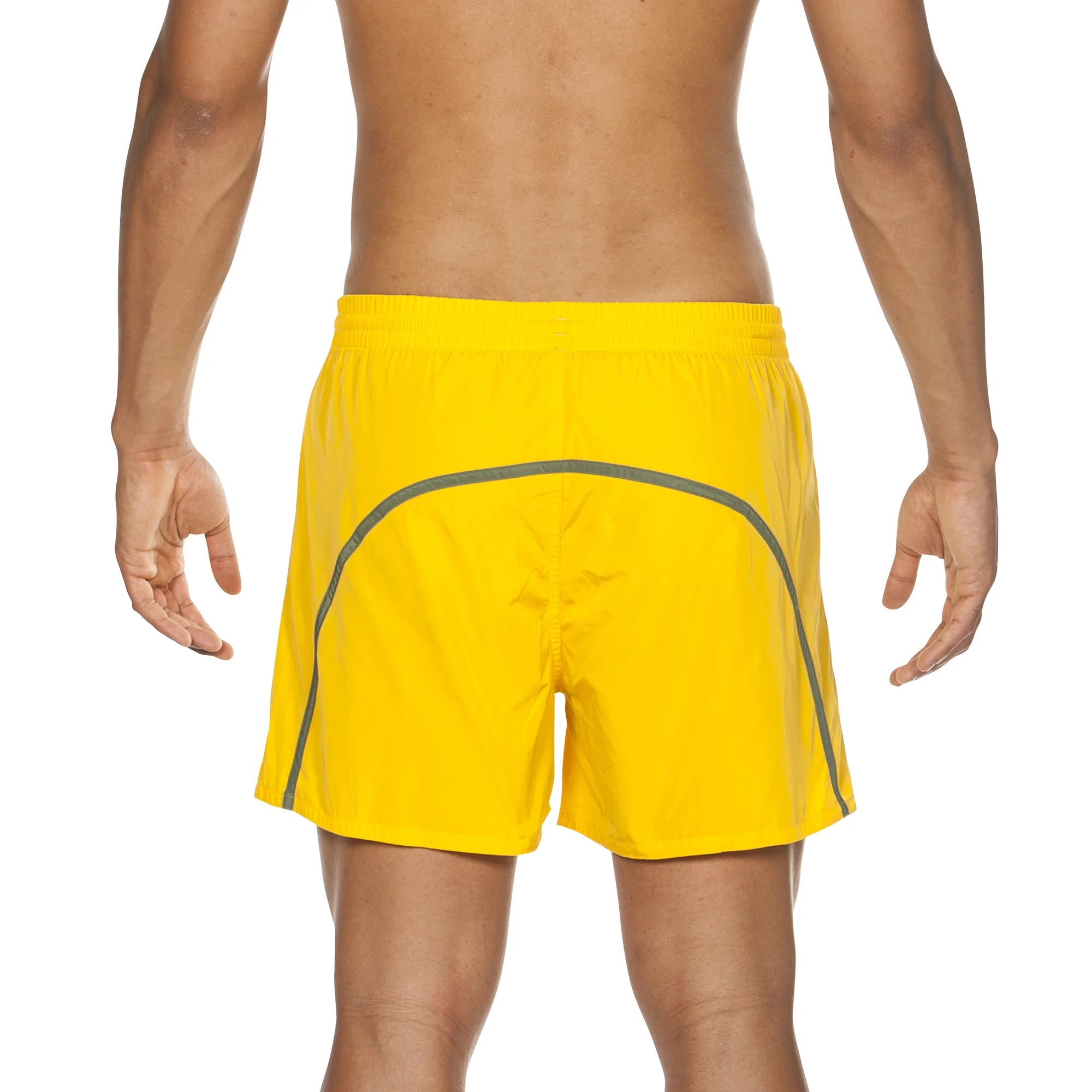 Arena Men Beach Swim Shorts Fundamentals Solid Lily Yellow Army 36.5cm