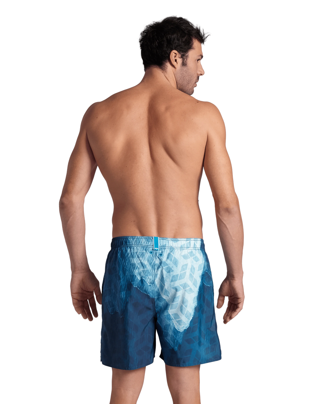 Arena Men Beach Swimwear Prints All Over Boxer White Water Monogram Length 41.5cm
