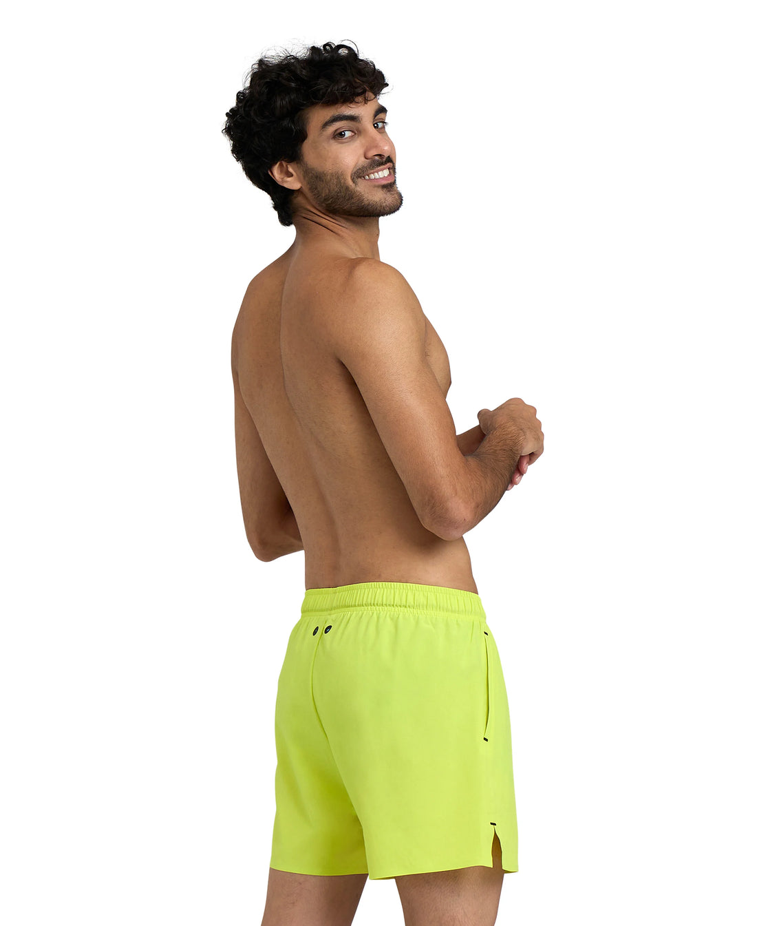 Arena Men Beach Swimwear Short Evo Solid Soft Green Length 36.5cm
