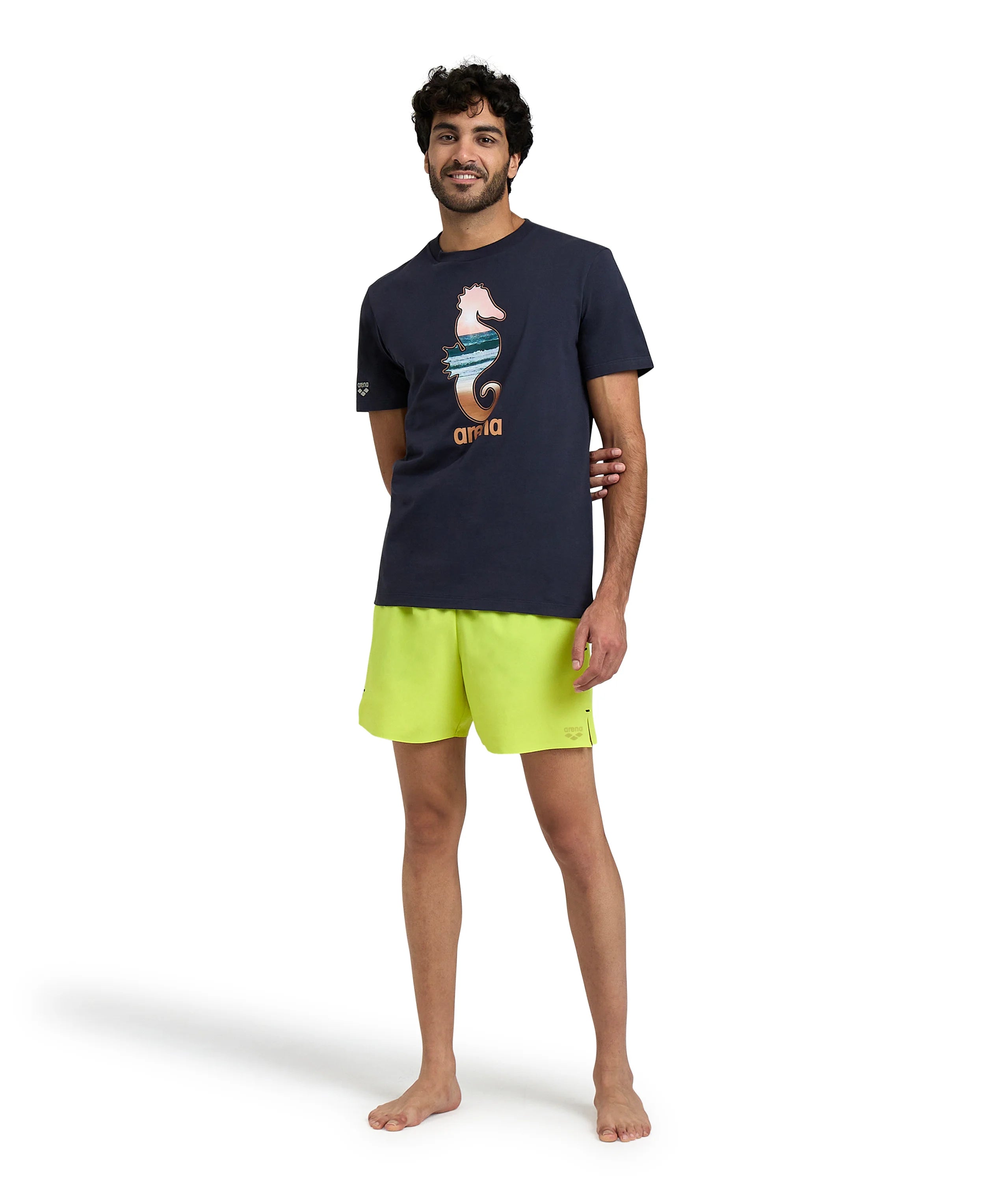 Arena Men Beach Swim Shorts Evo Solid Soft Green 36.5cm