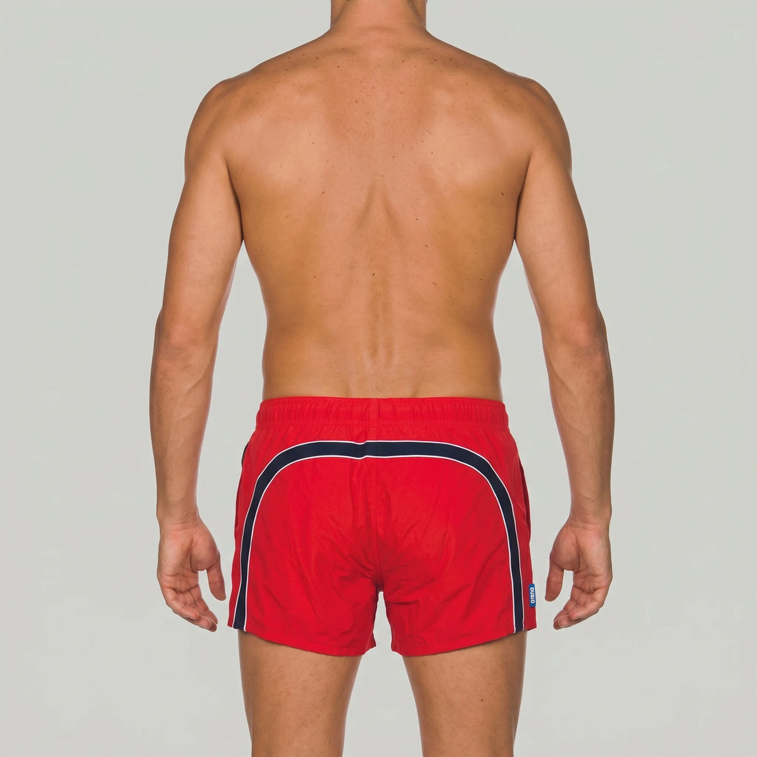 Arena Men Beach Swimwear X-Short Fundamentals Piping Red Navy Last Pieces