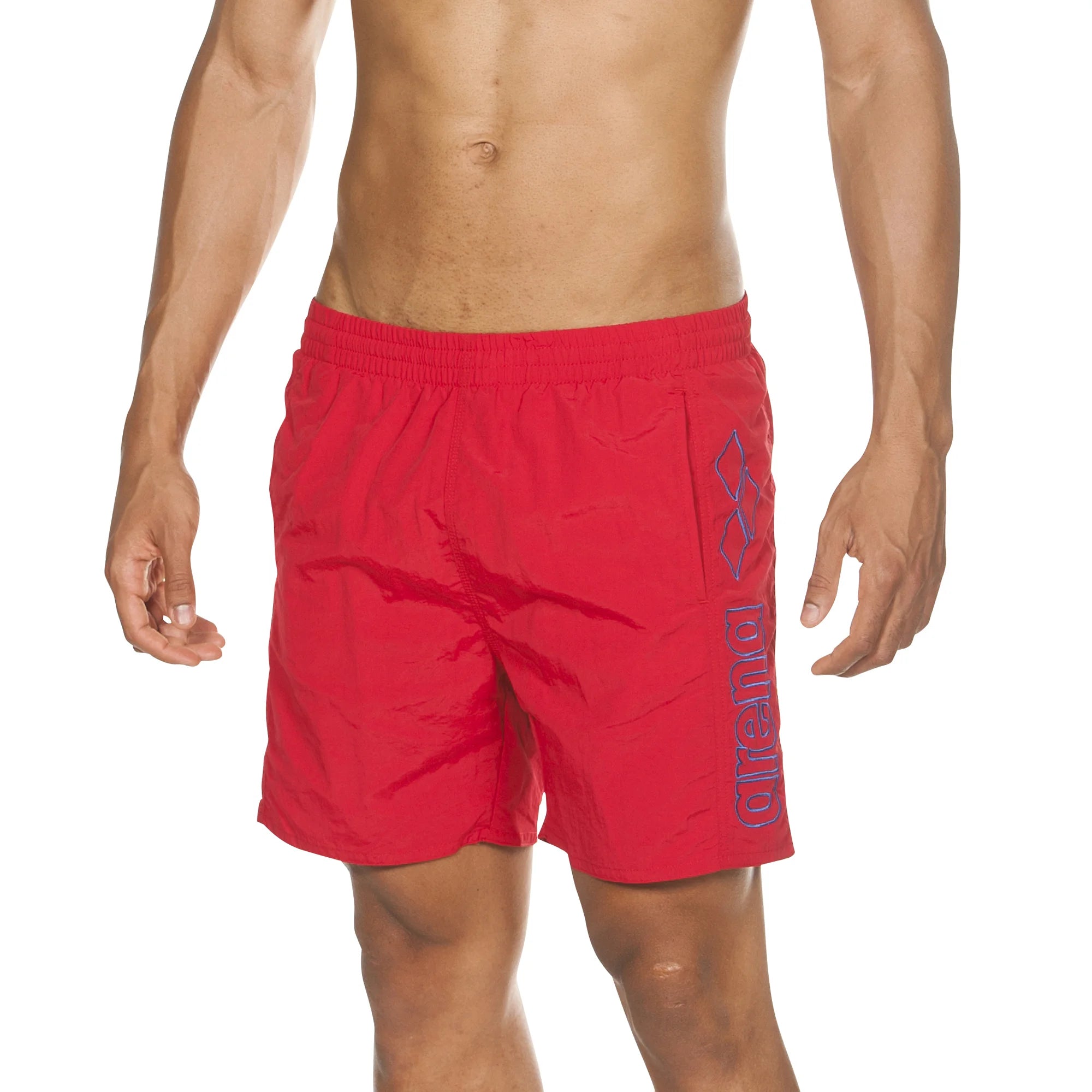 Arena Men Beachwear Swim Boxers Berryn Red Royal 41.5cm