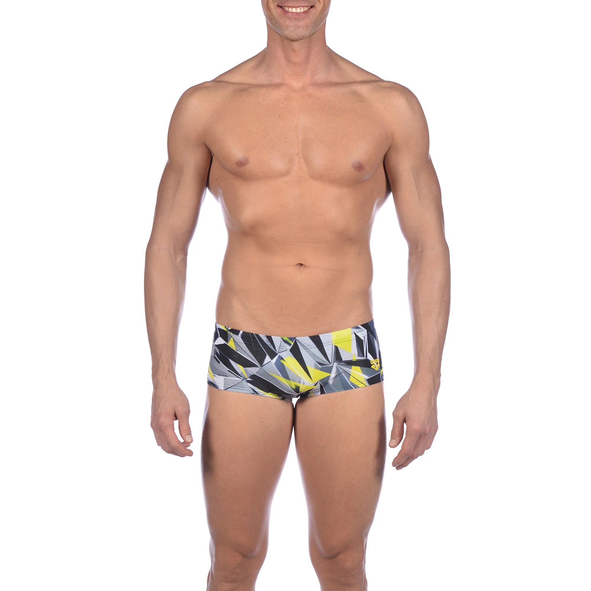 Arena Men Training Low Waist Swim Shorts 3D Shatered 17cm