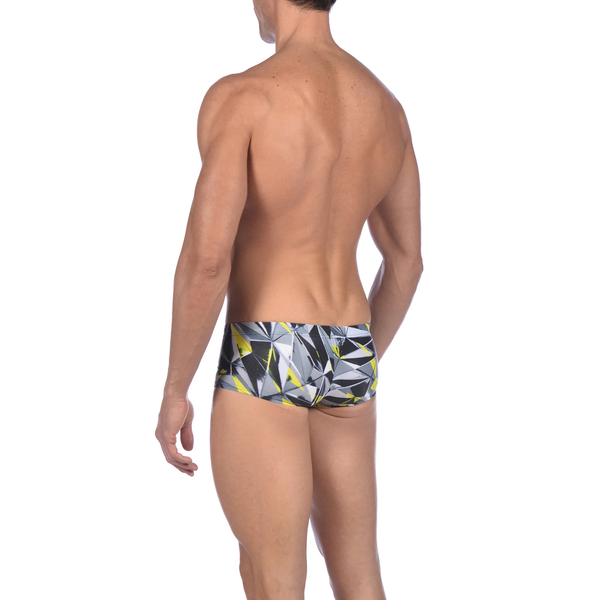 Arena Men Training Low Waist Swim Shorts 3D Shatered 17cm
