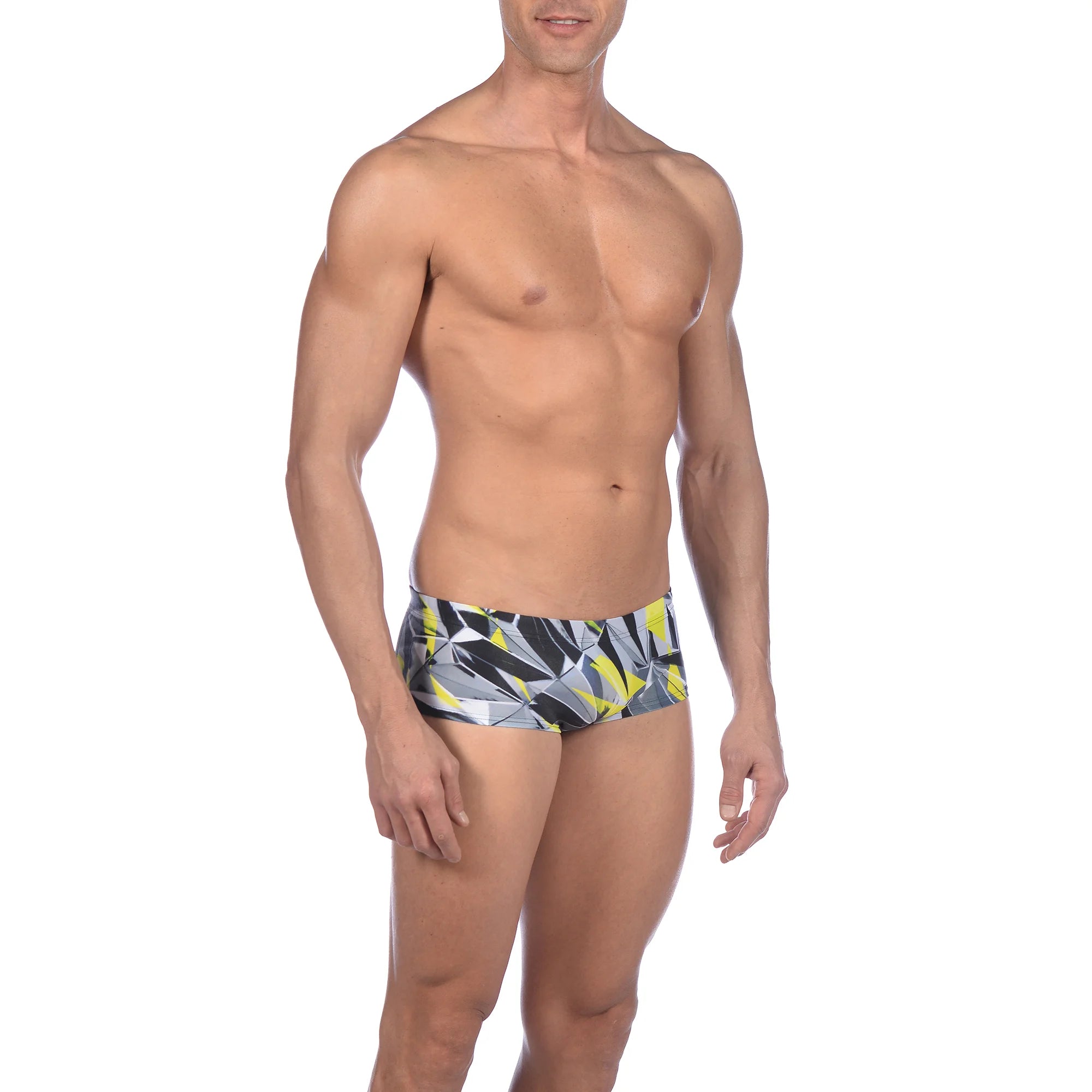 Arena Men Training Low Waist Swim Shorts 3D Shatered 17cm