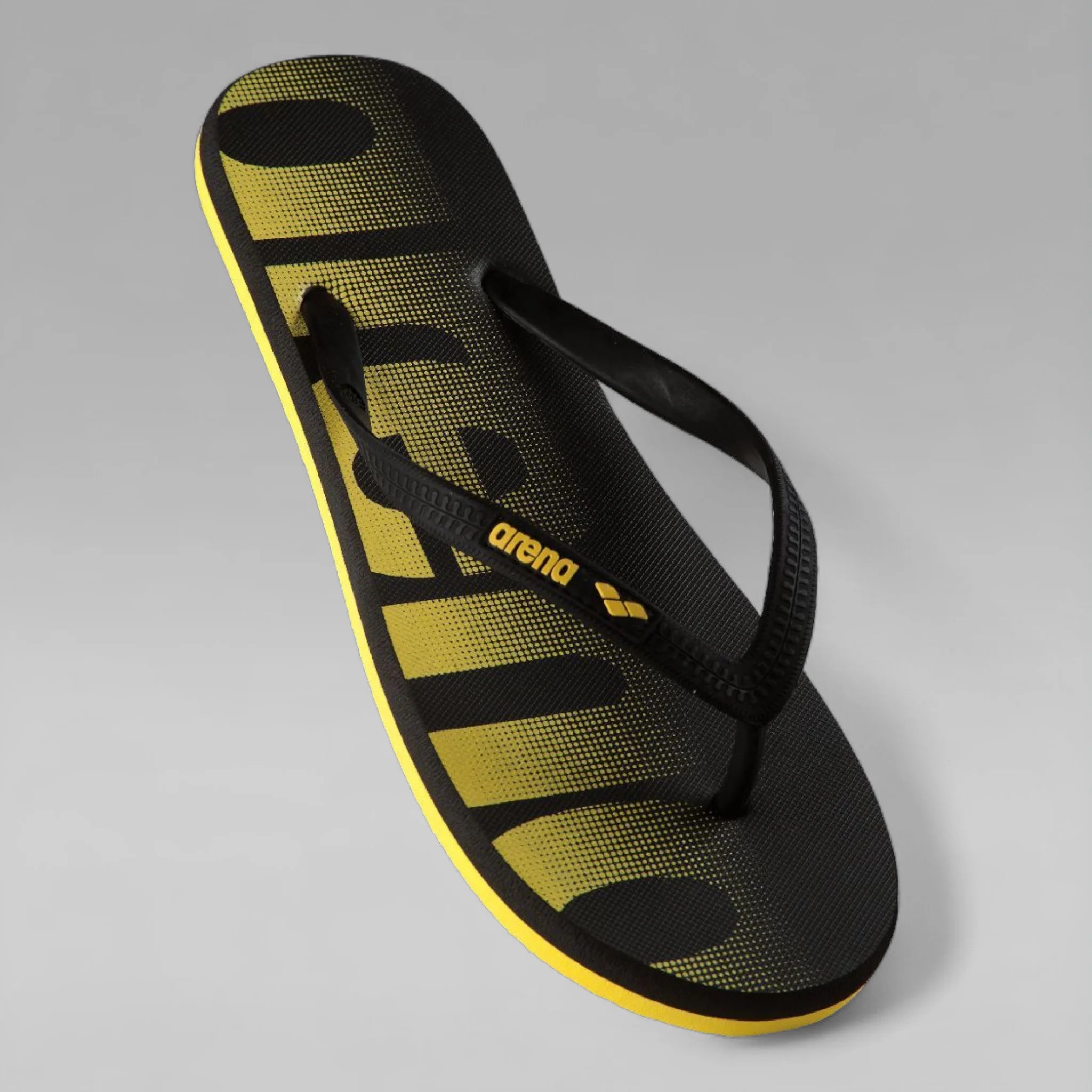 Arena Men Slippers Beach Thong Crawl Black Yellow