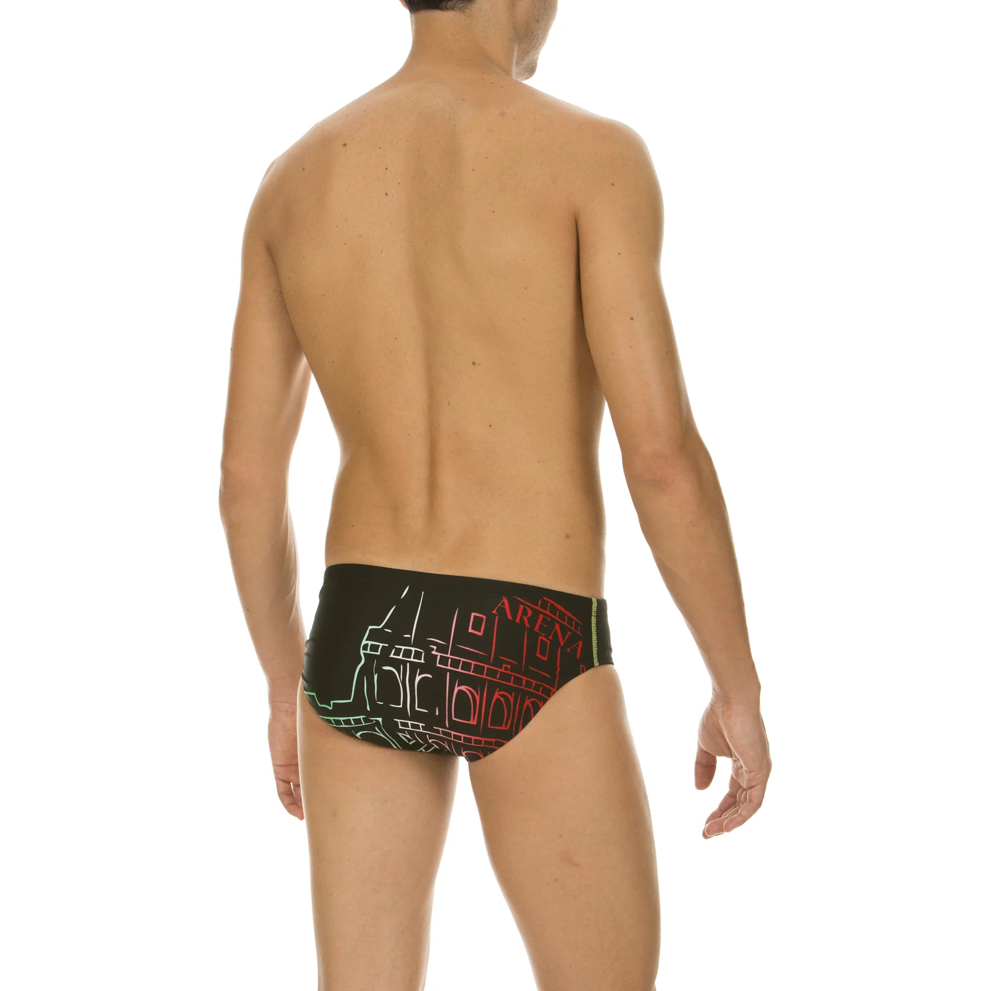 Arena Men Training Swim Briefs Black Colosseum 5.5cm