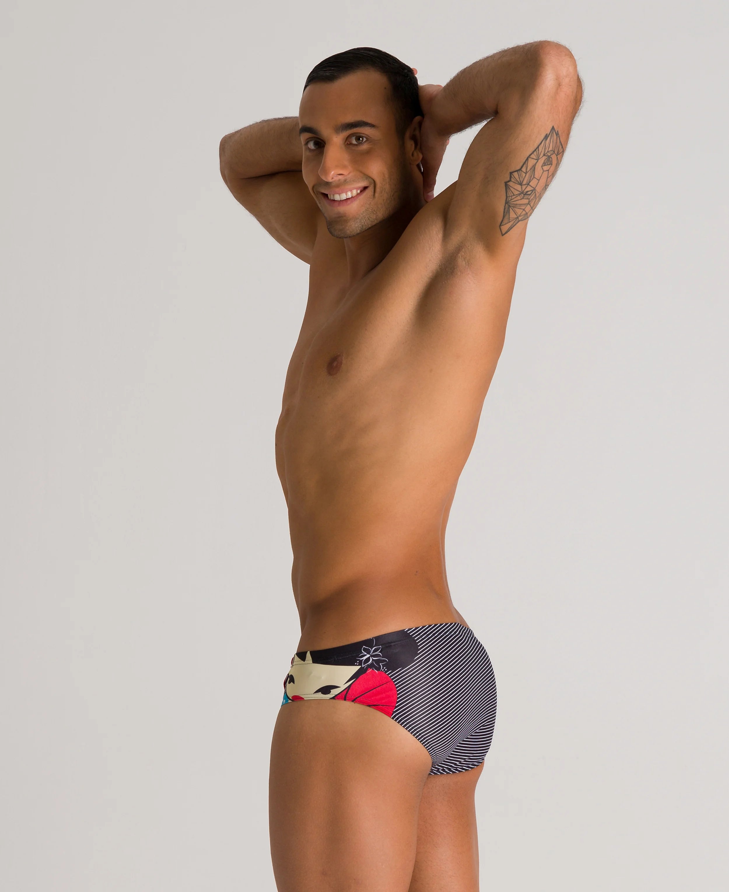 Arena Men Training Swim Briefs Crazy Kokeshi 5.5cm
