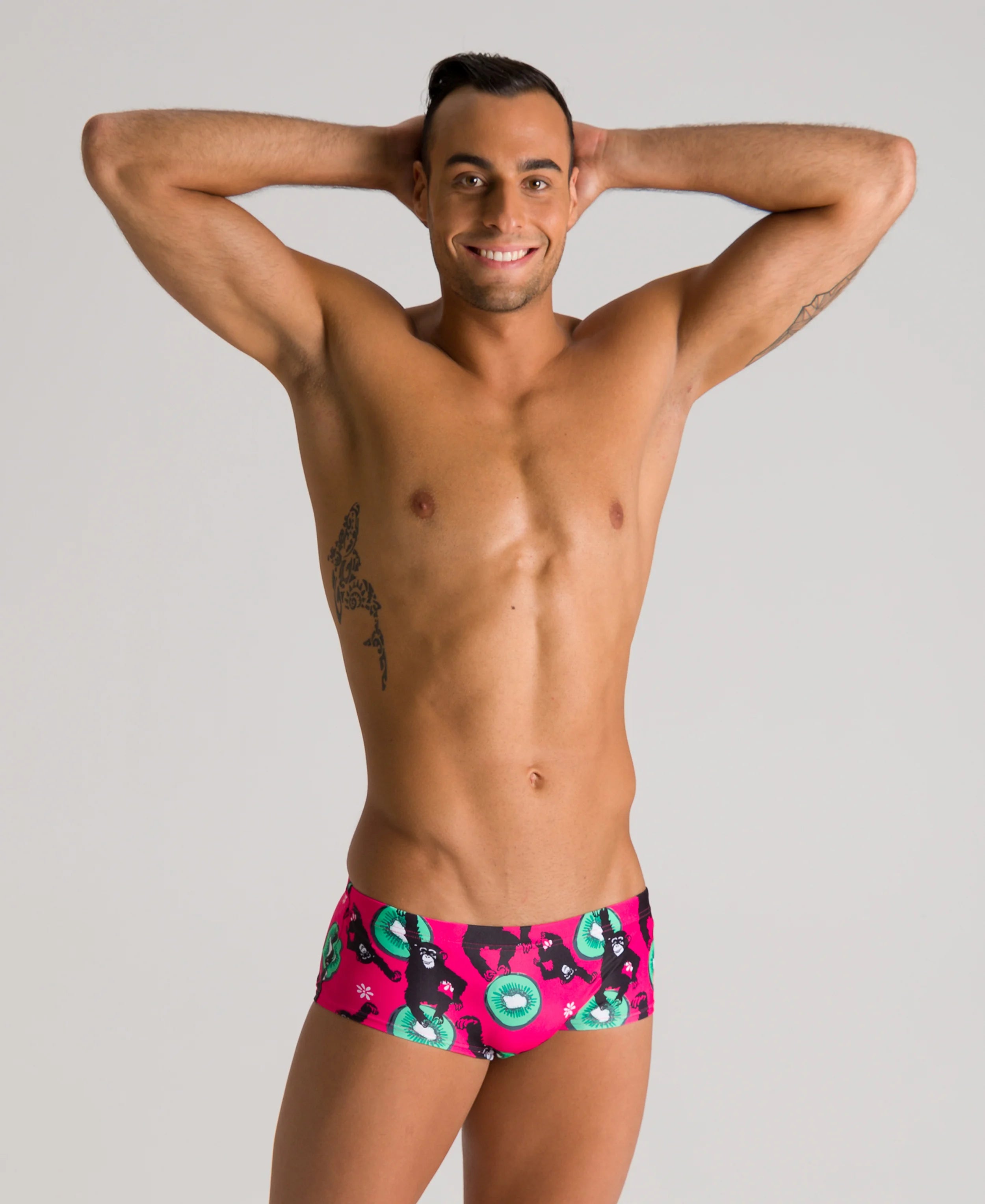 Arena Men Training Swim Briefs Crazy Monkeys 5.5cm