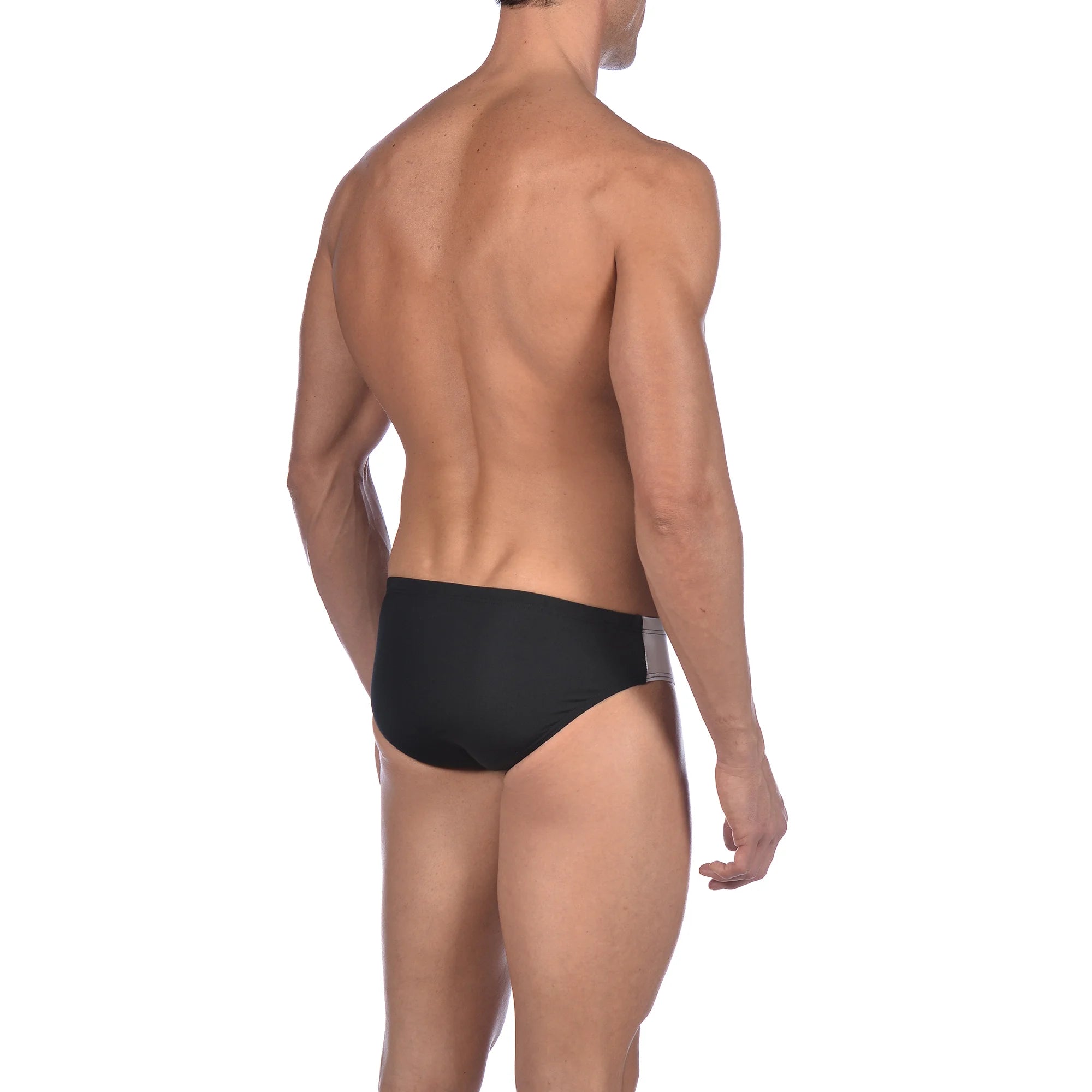 Arena Men Training Swim Briefs Diagonal Stripe 7cm