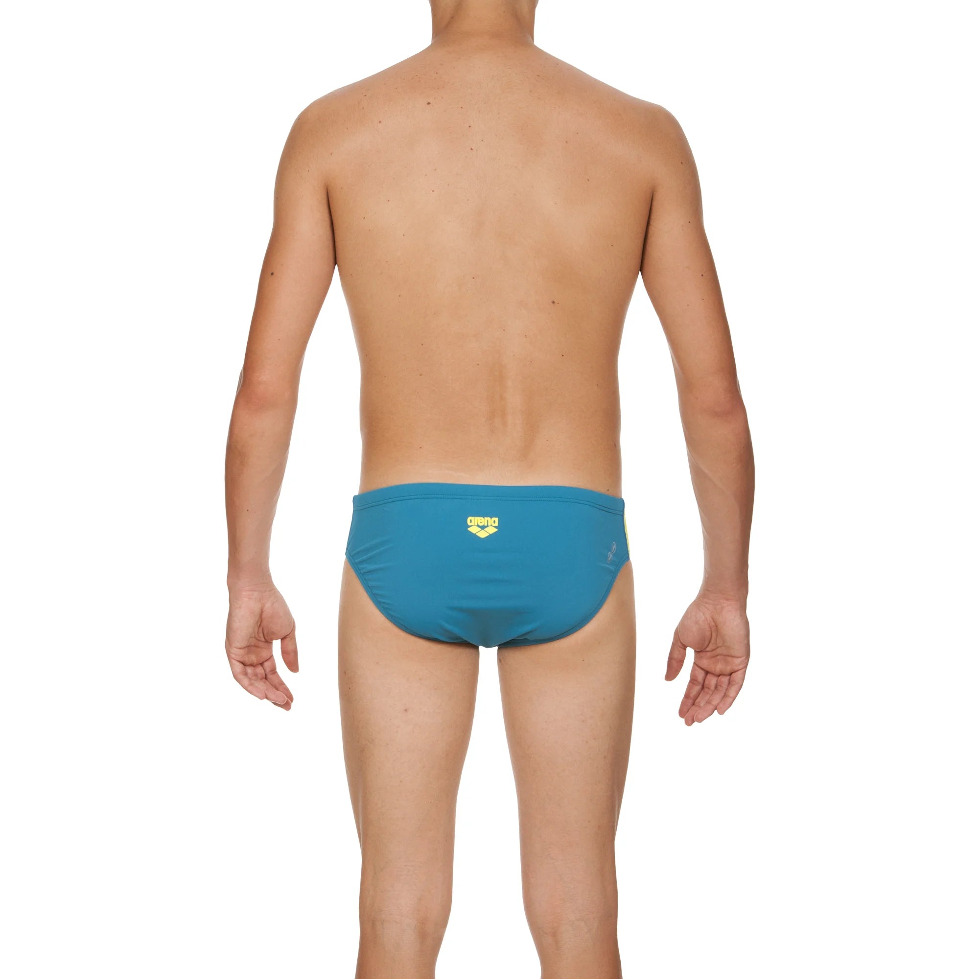 Arena Men Training Swim Briefs Following Curacao Pix Blue 7cm