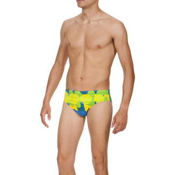 Arena Men Training Swim Briefs Following Curacao Pix Blue 7cm