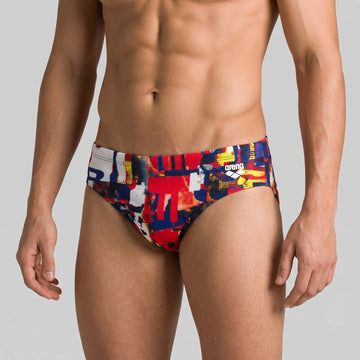 Arena Men Training Swim Briefs Instinct Black 5.5cm