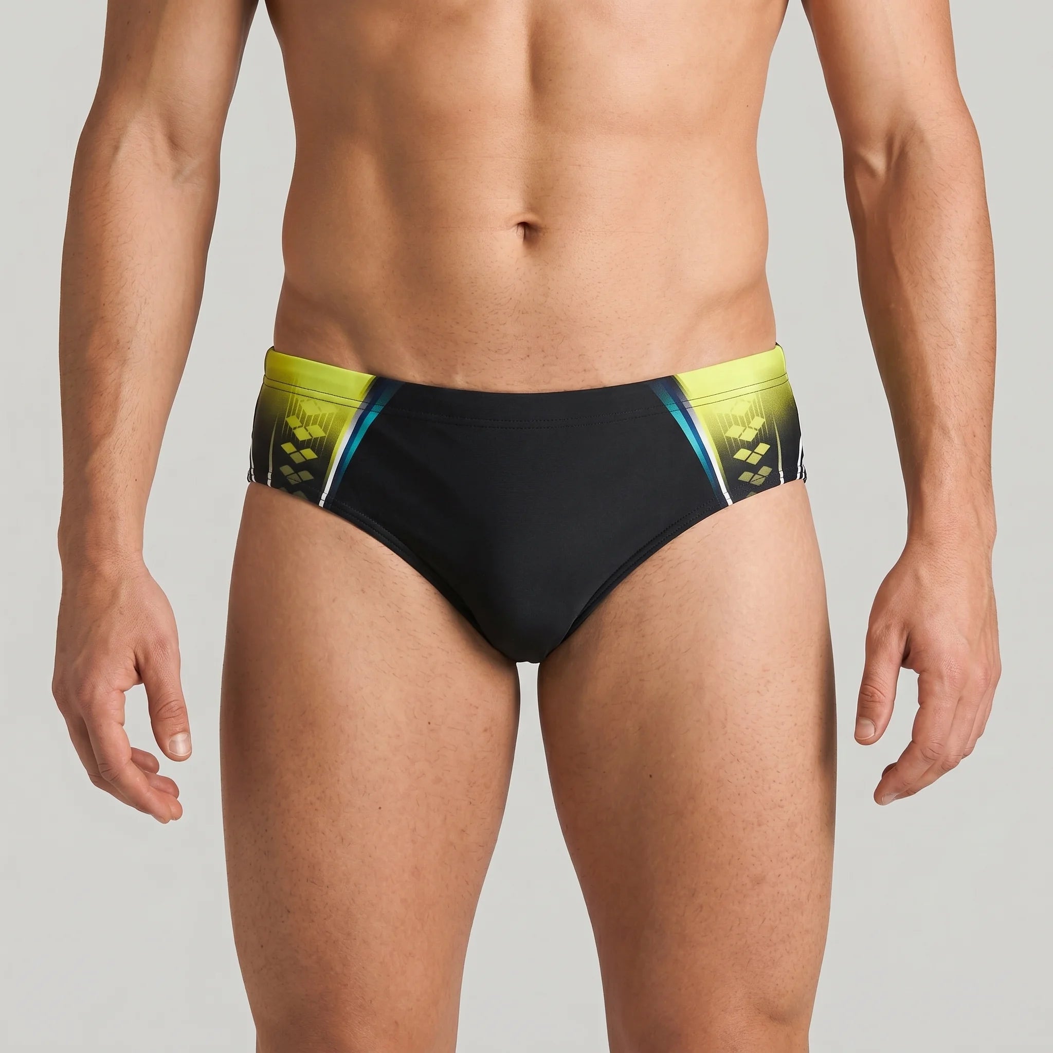 Arena Men Training Swim Briefs Logo One Placed Print 5.5cm