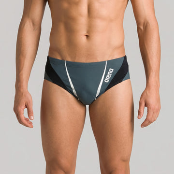 Arena Men Training Swim Briefs Reindel Grey 5.5cm