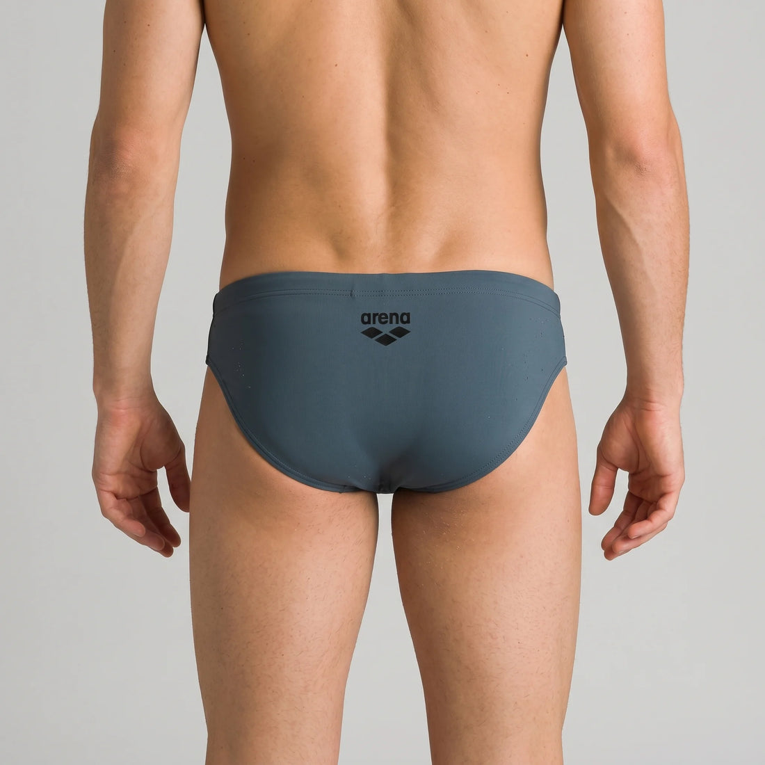 Arena Men Training Swimwear Brief Reindel Grey Length 5.5cm Last Piece