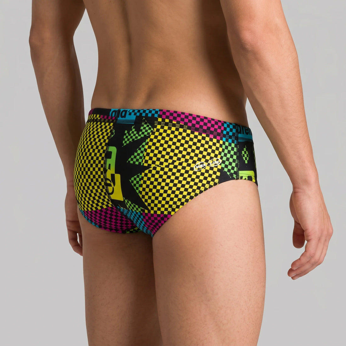 Arena Men Training Swimwear Brief Ska Waterpolo Black Length 5.5cm Last Piece