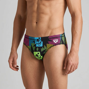 Arena Men Training Swim Briefs Ska Waterpolo Black 5.5cm