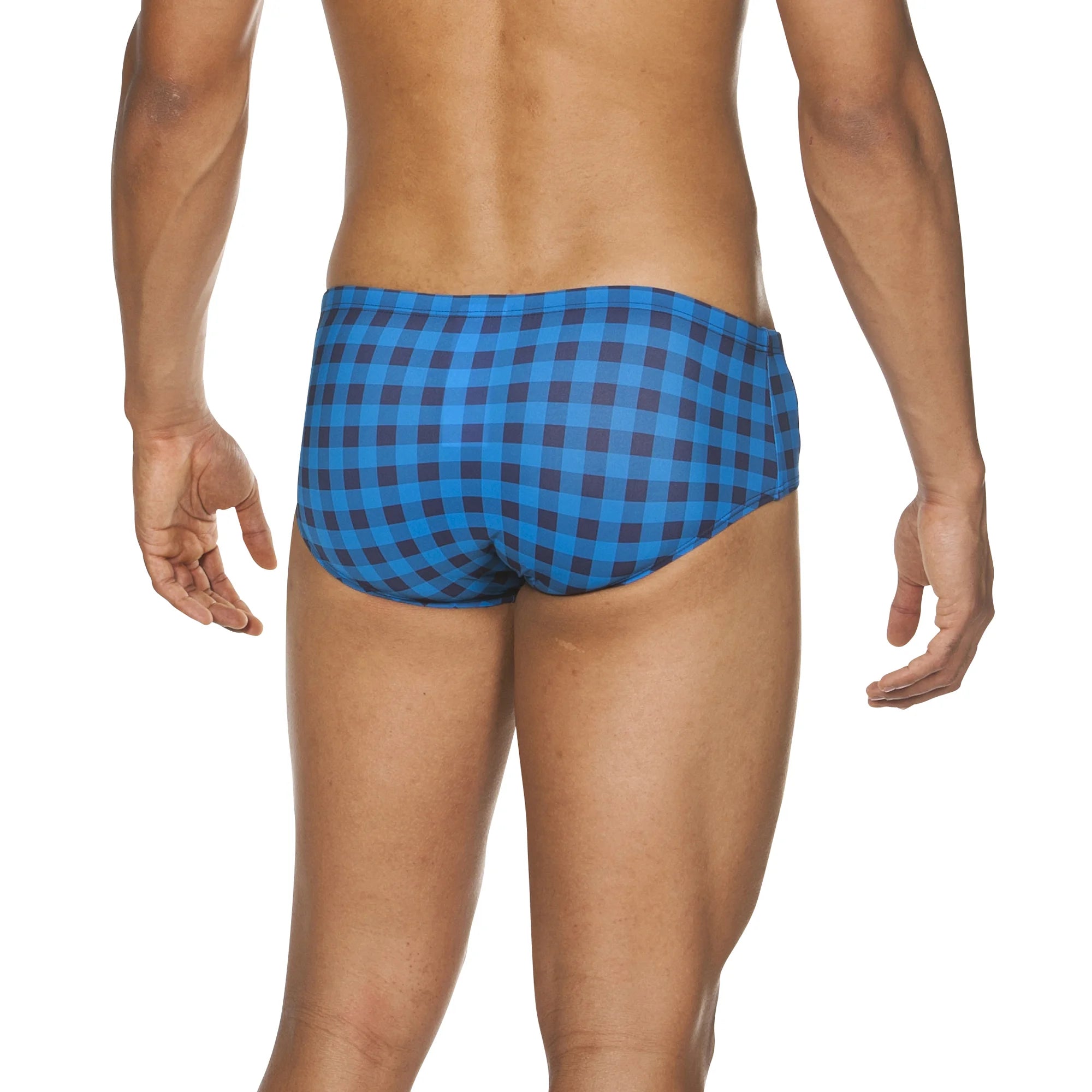 Arena Men Training Swim Briefs Small Checks 7cm