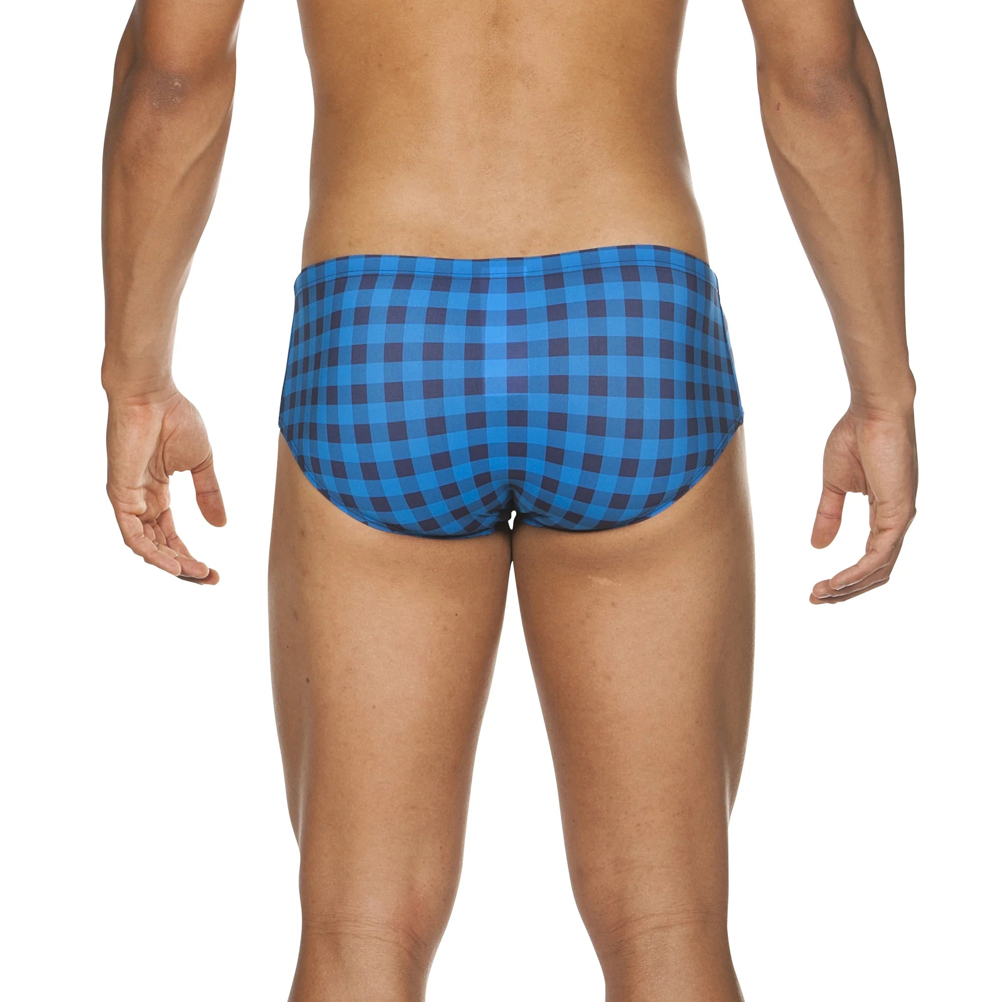 Arena Men Training Swim Briefs Small Checks 7cm