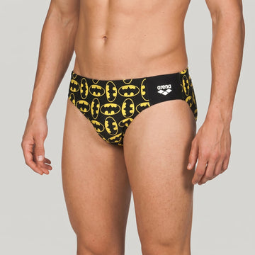 Arena Men Training Swim Briefs Super Hero All Over Batman Print 5.5cm
