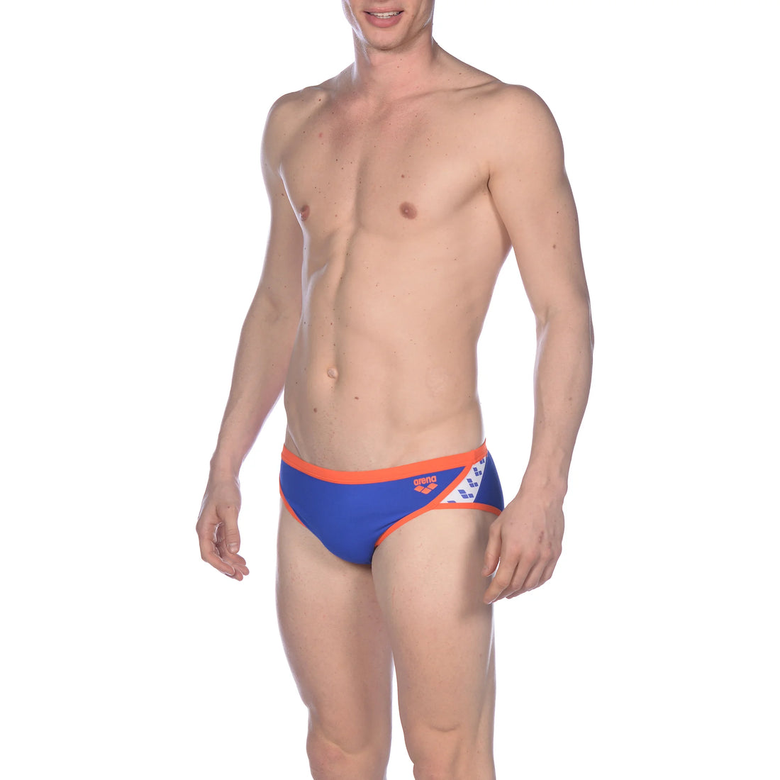 Arena Men Training Swimwear Brief Team Stripe Length 7cm Last Piece