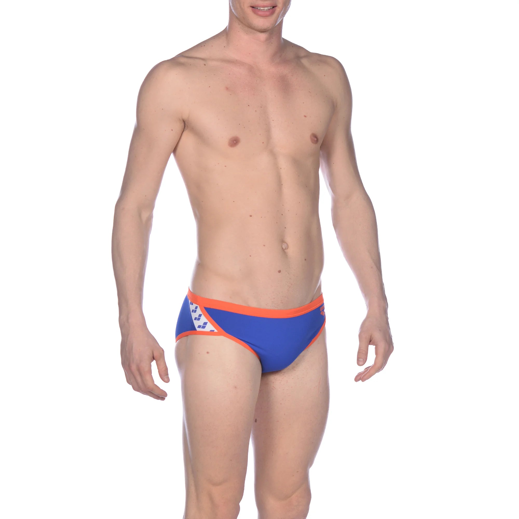 Arena Men Training Swim Briefs Team Stripe 7cm