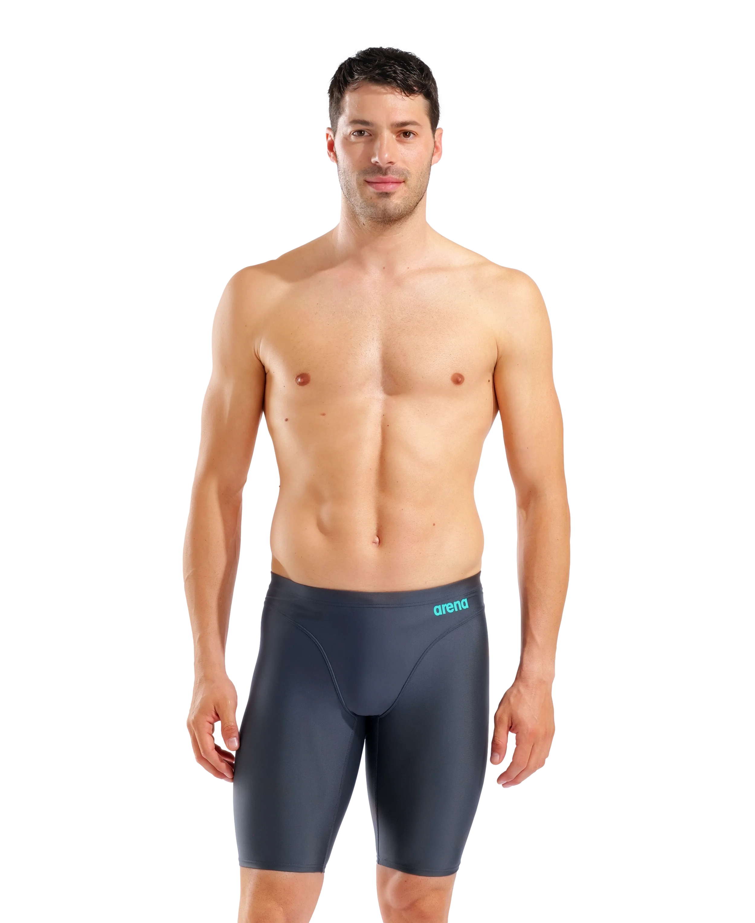 Arena Men Training Swim Jammers Hyperflow Asphalt