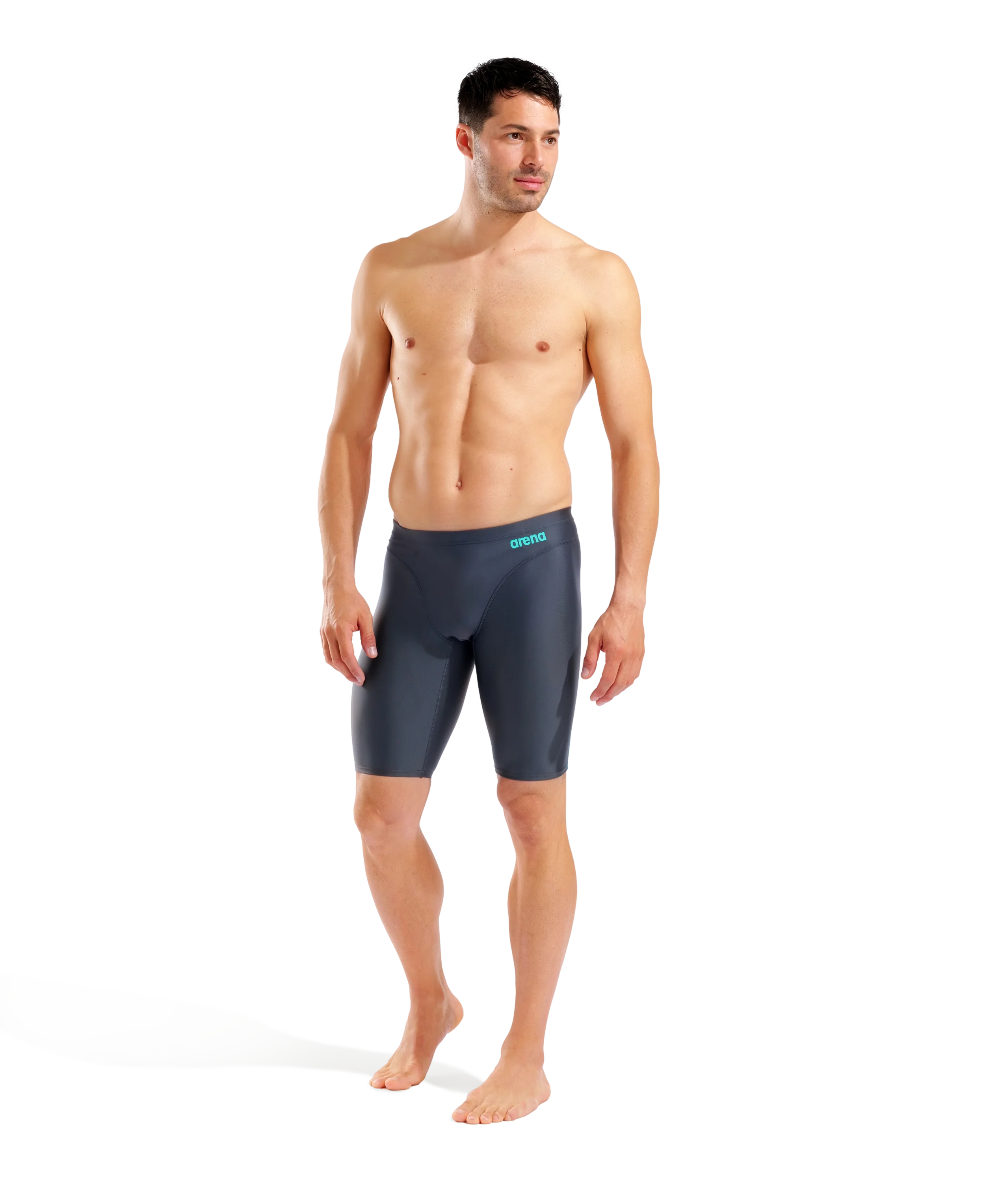 Arena Men Training Swim Jammers Hyperflow Asphalt