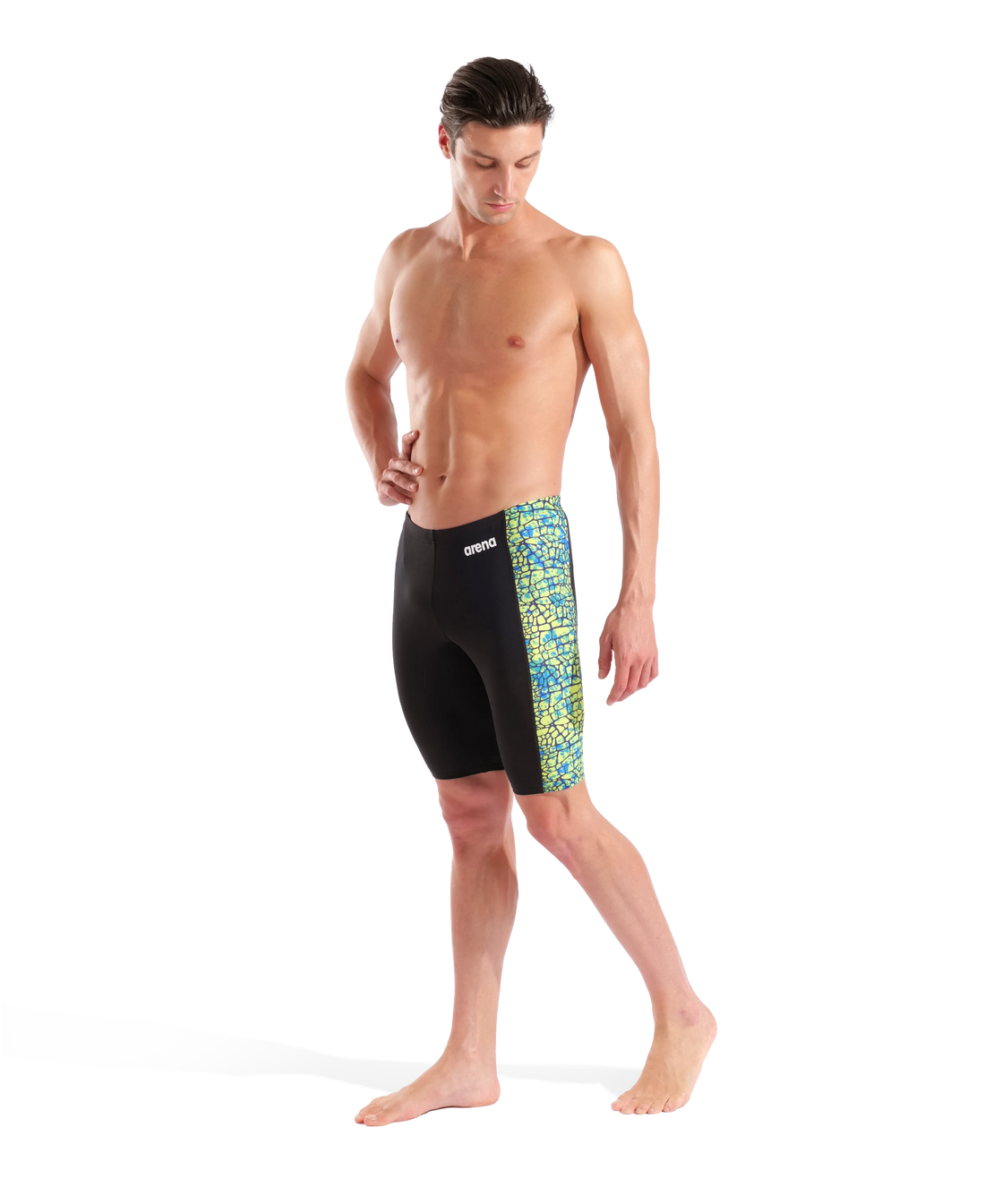 Arena Men Training Swim Jammers Snakeskin