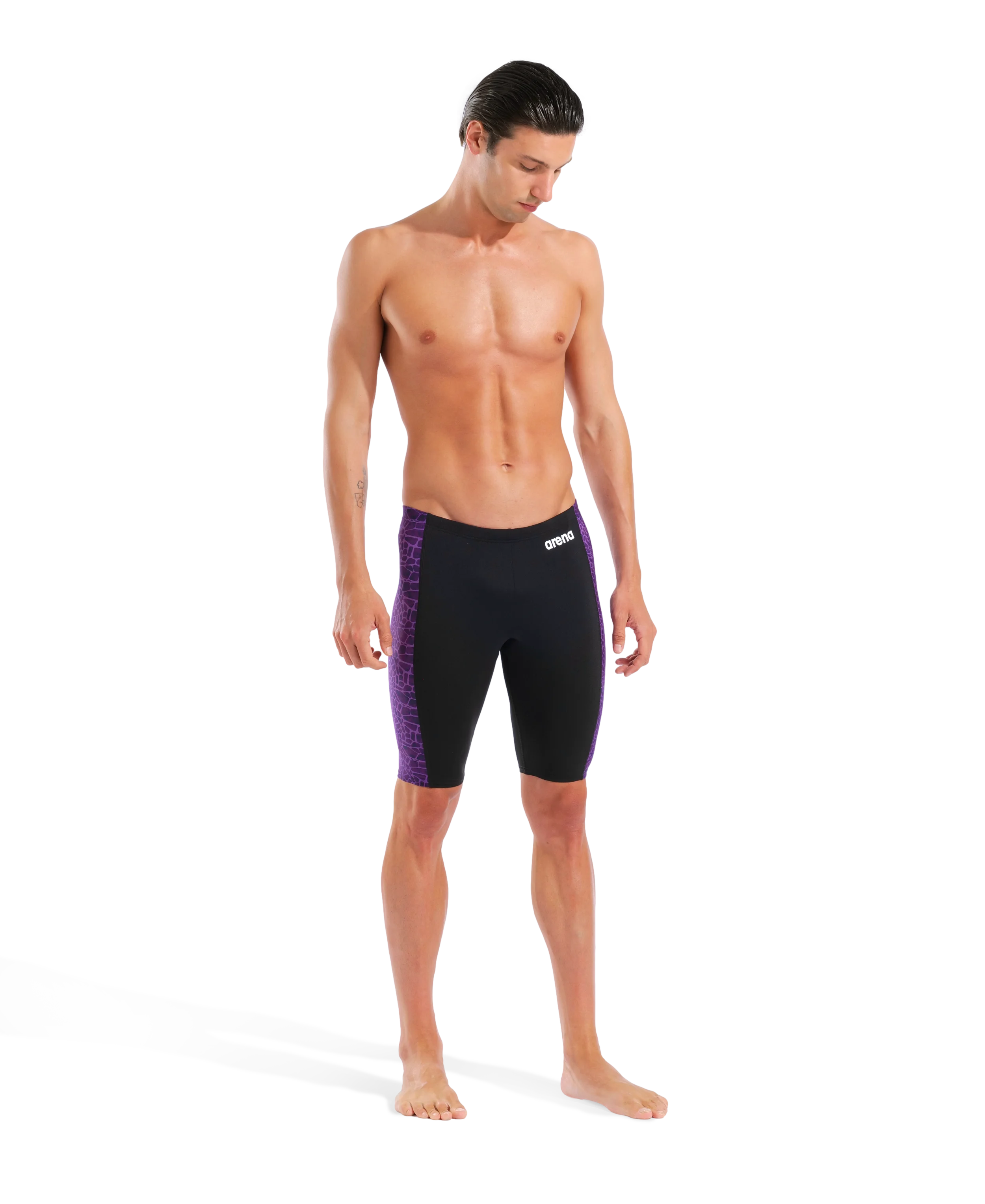 Arena Men Training Swim Jammers Snakeskin