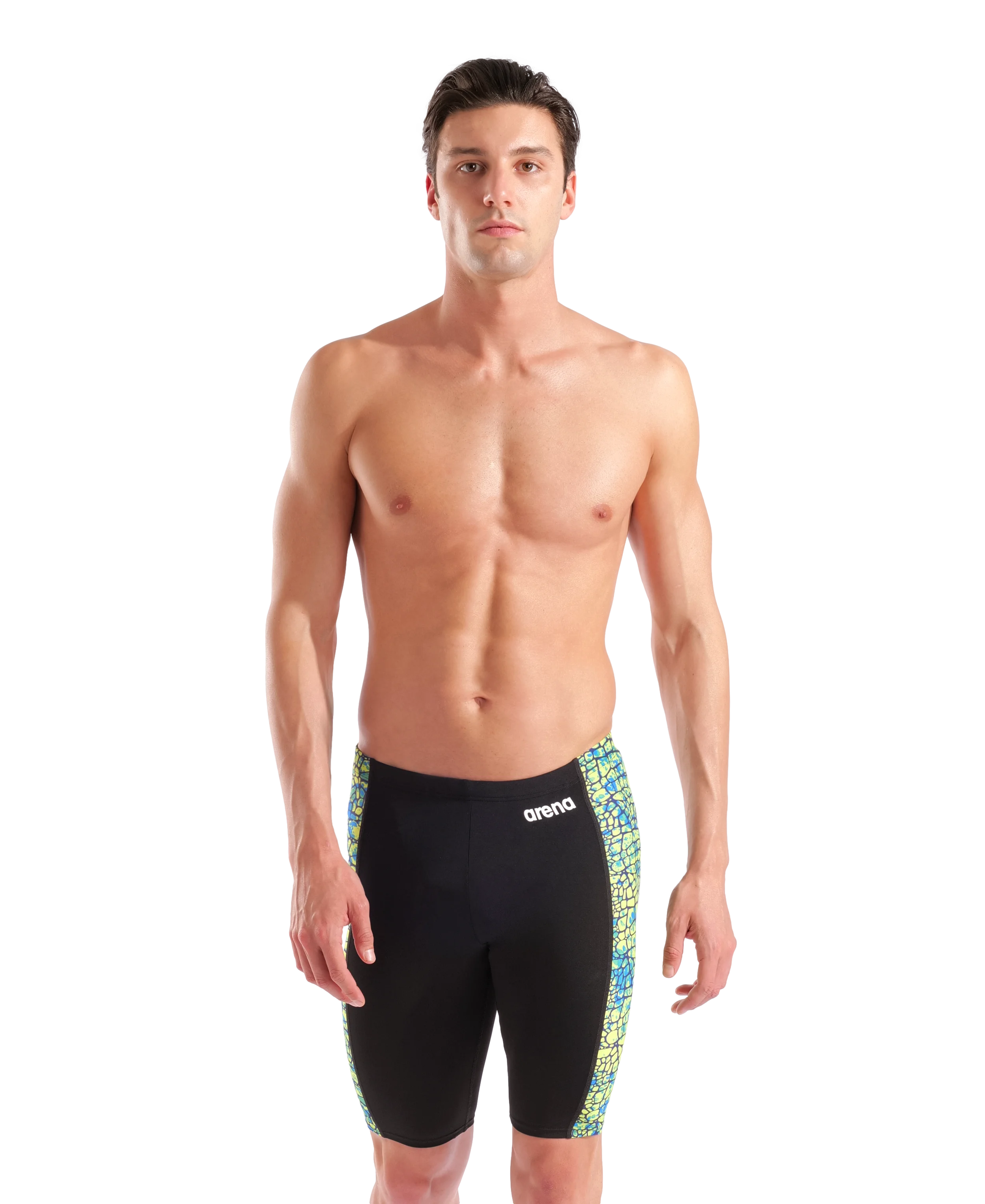 Arena Men Training Swim Jammers Snakeskin